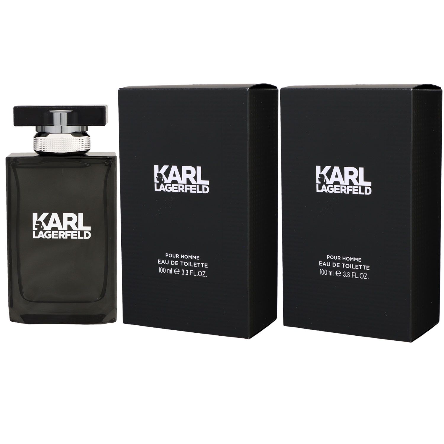 Karl Lagerfeld pour Homme 2 x 100 ml Eau de Toilette EDT Set Herrenduft Herren Duft