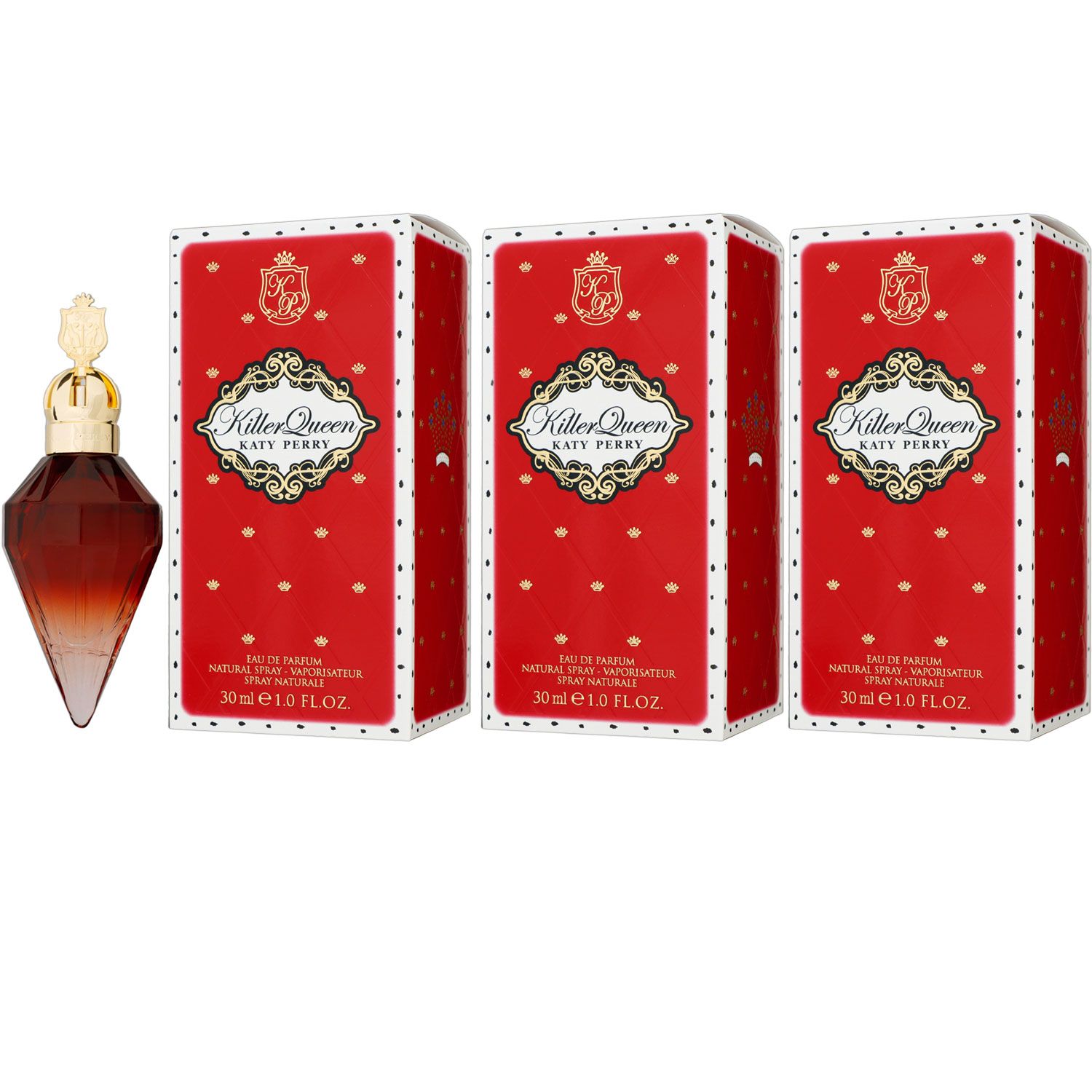 Katy Perry Killer Queen 3 x 30 ml Eau de Parfum EDP Set Damenparfum