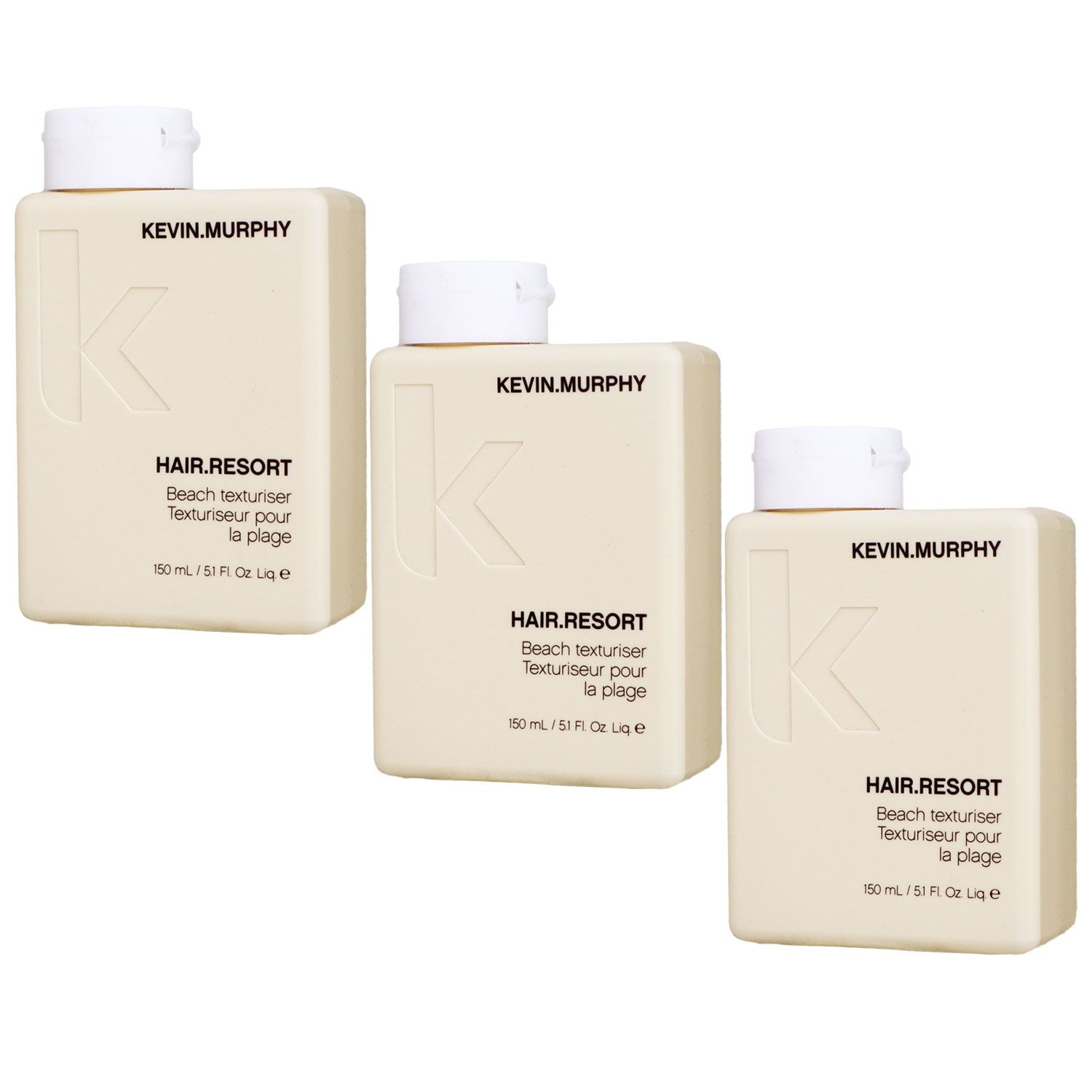 Kevin Murphy Hair Resort Beach Texture 3 x 150 ml Stylinglotion Haarcreme starker halt Set