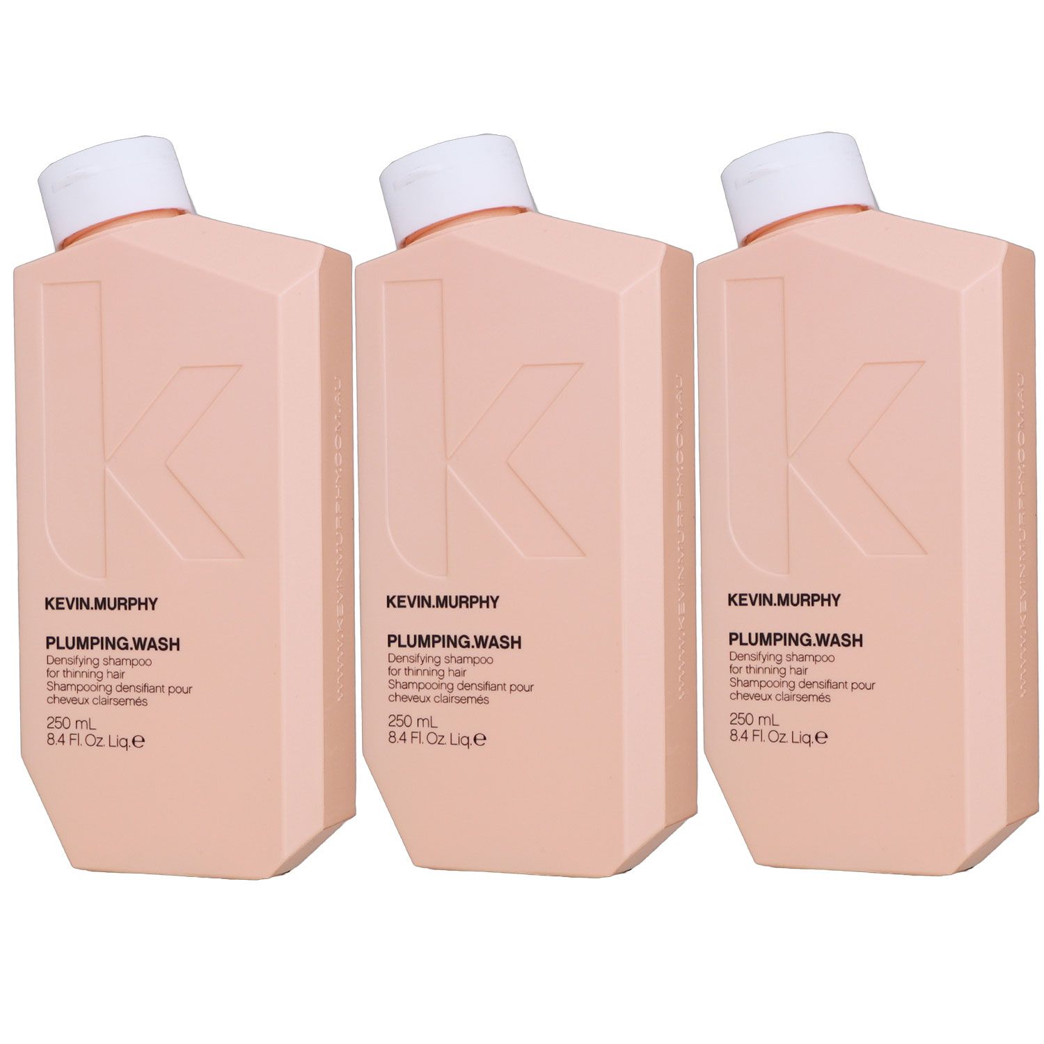 Kevin Murphy Plumping Wash 3 x 250 ml Shampoo f�r d�nnes Haar Set