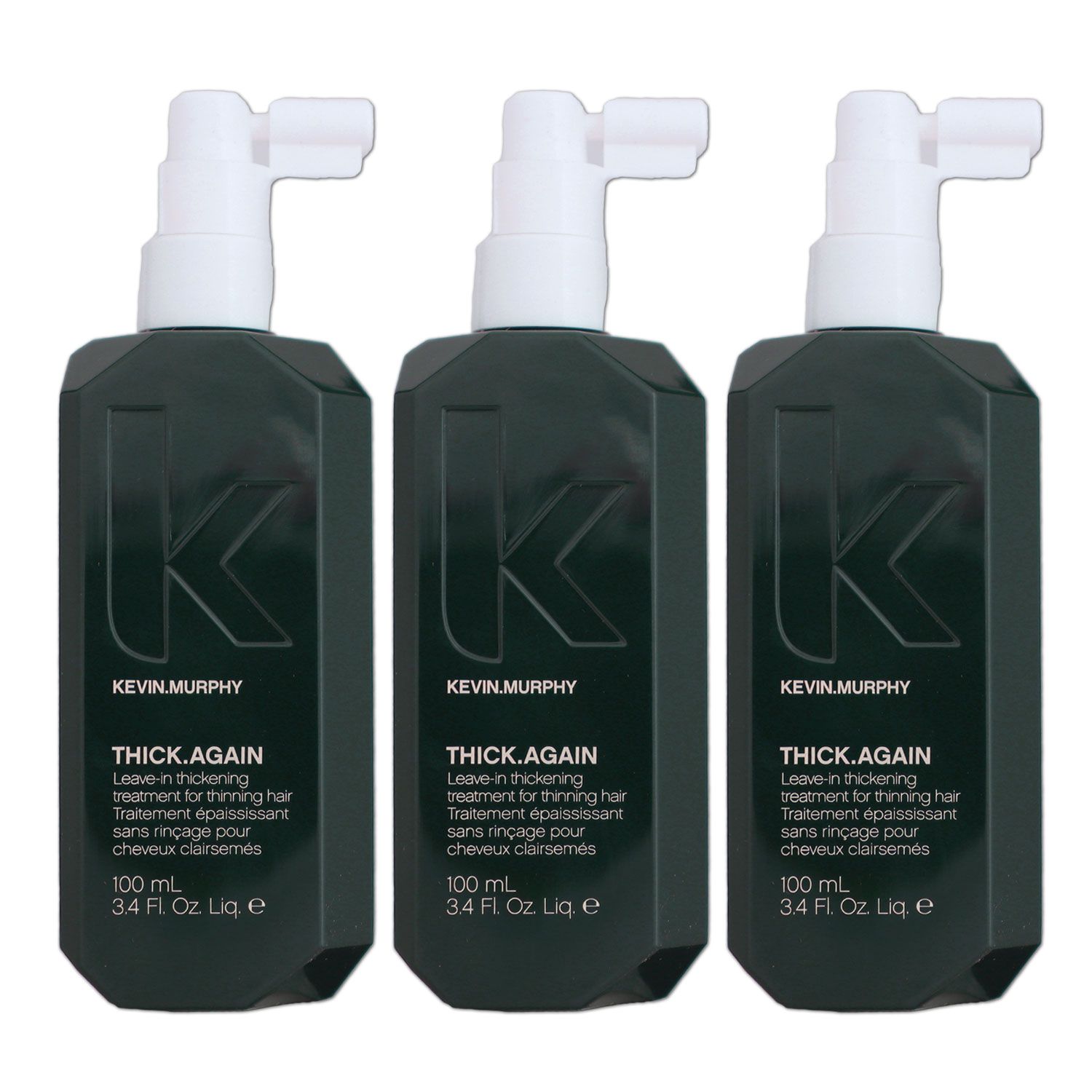 Kevin Murphy Thick Again 3 x 100 ml Haarwasser Spray gegen Haarausfall Set
