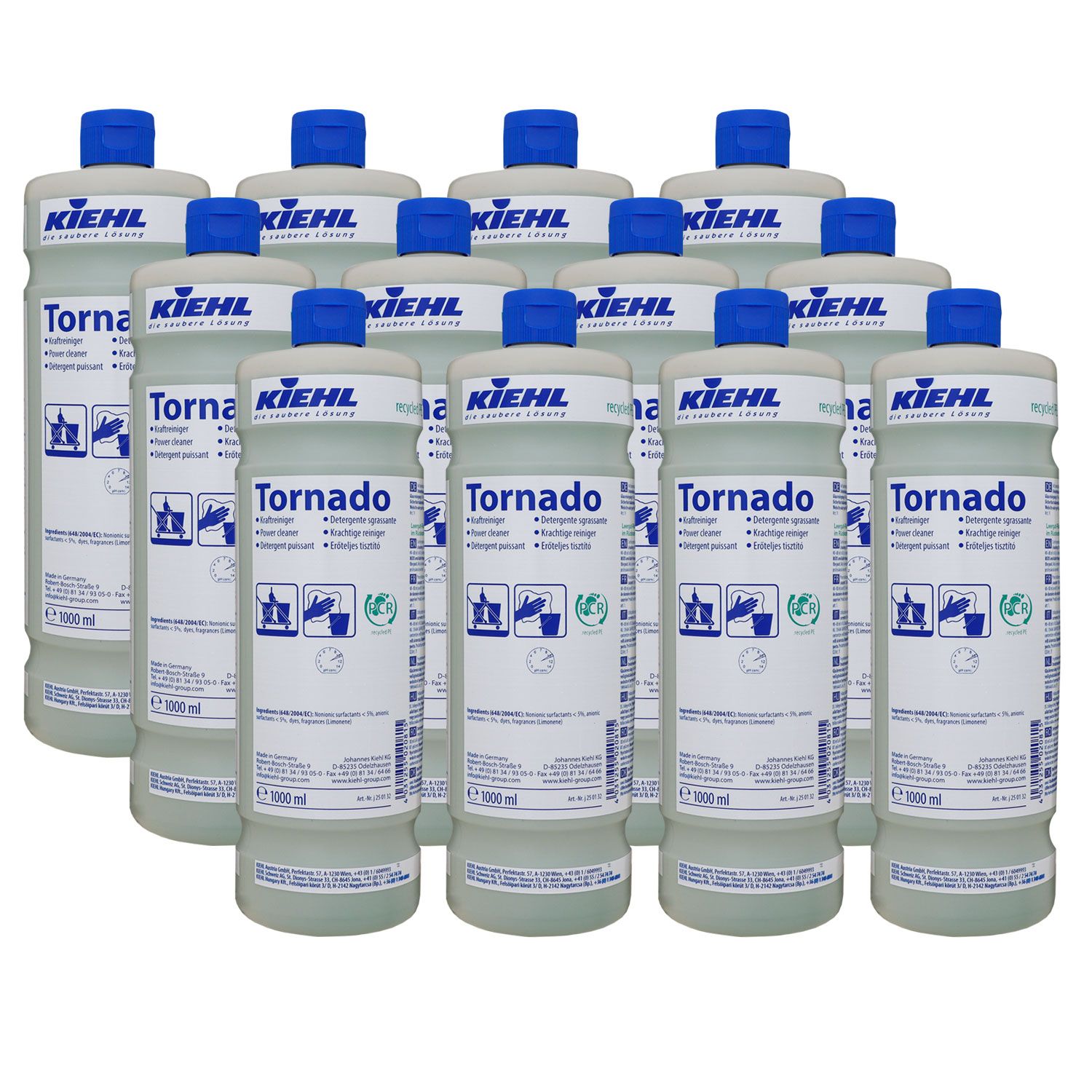Kiehl Tornado Konzentrat 12 x 1 L Unterhaltsreiniger und Oberfl�chenreinigung