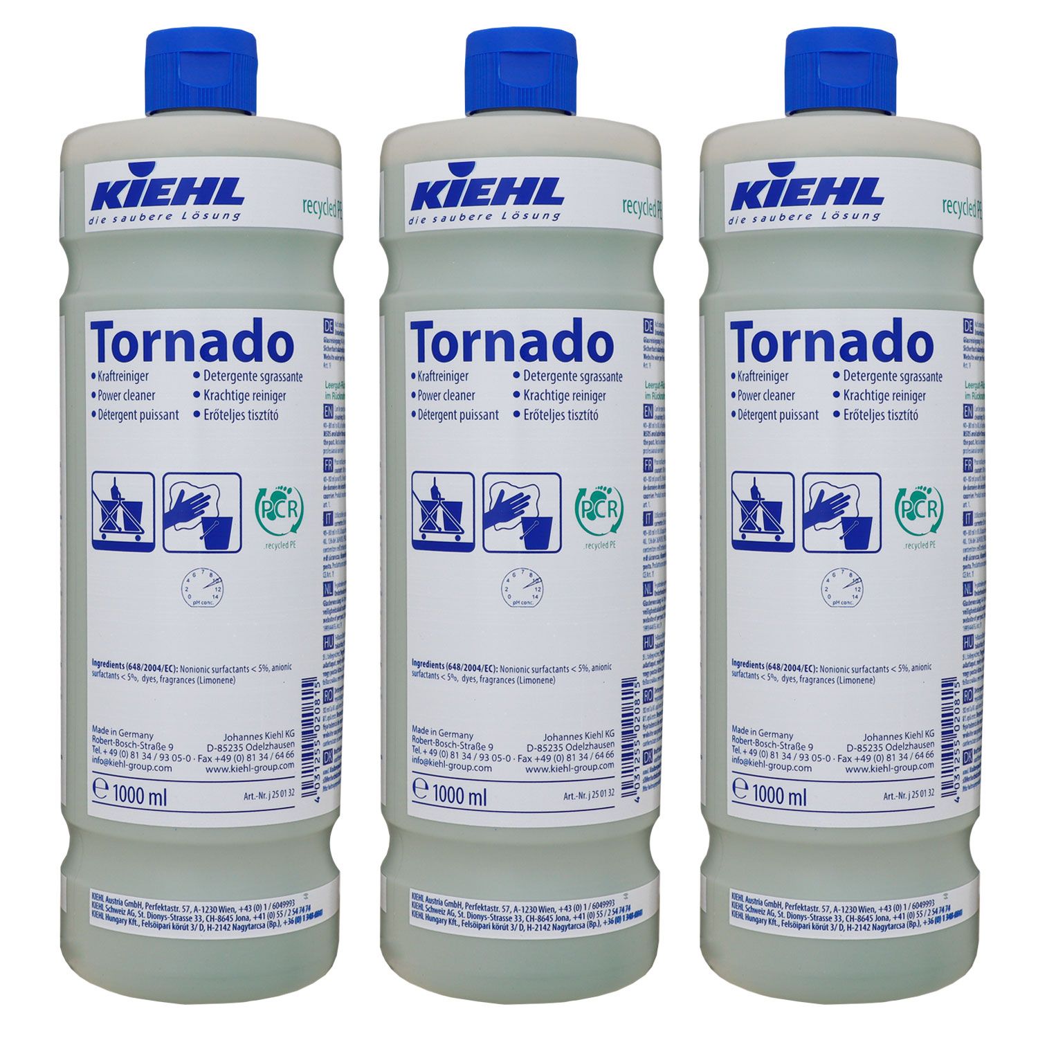 Kiehl Tornado Konzentrat 3 x 1 L Unterhaltsreiniger und Oberfl�chenreinigung