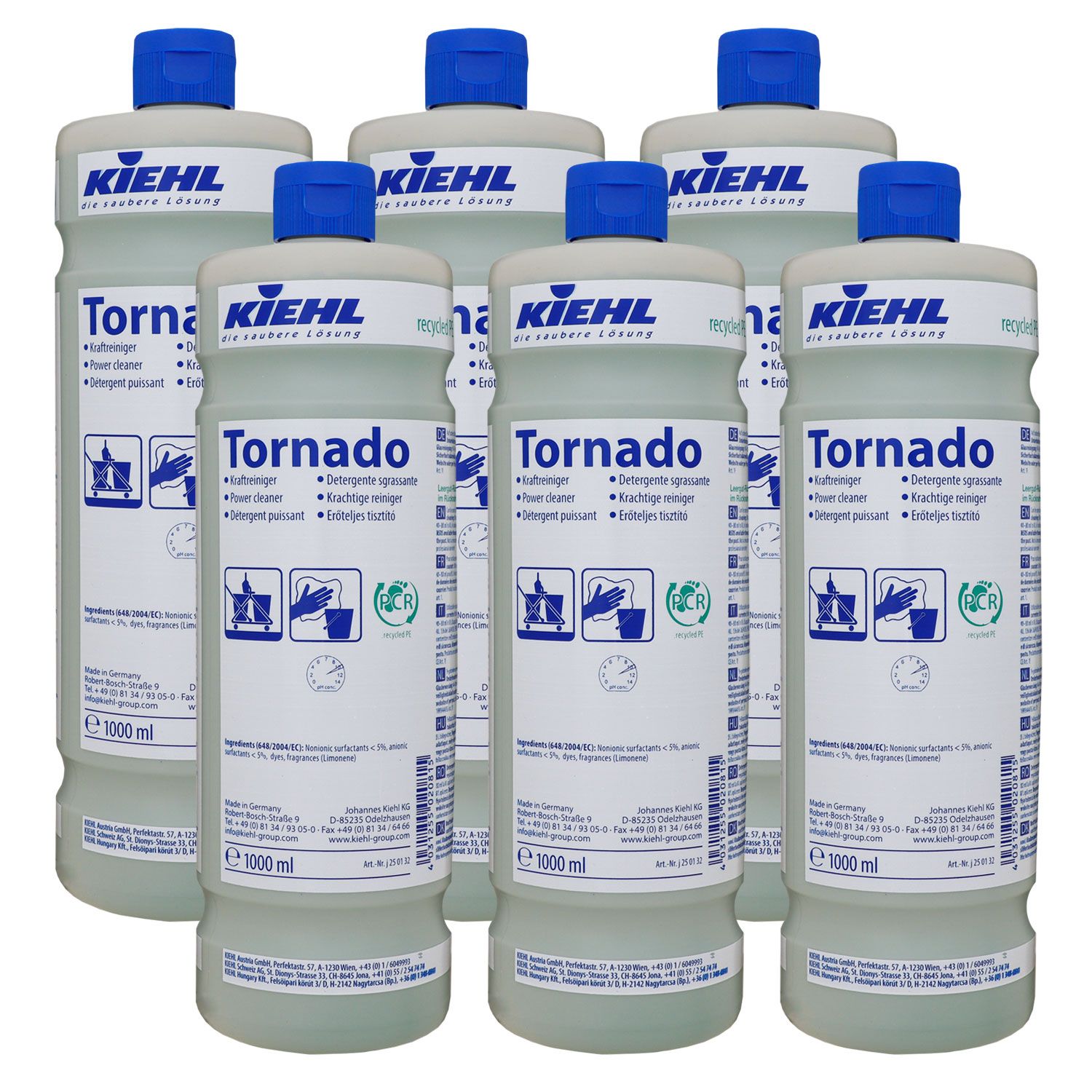 Kiehl Tornado Konzentrat 6 x 1 L Unterhaltsreiniger und Oberfl�chenreinigung