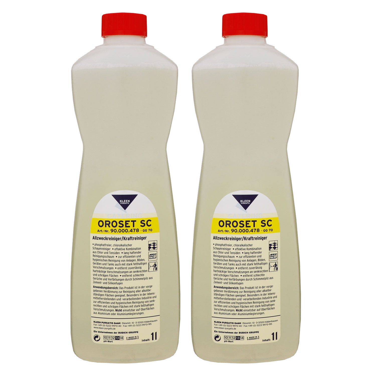 Kleen Purgatis Oroset SC 2 x 1 Liter Allzweckreiniger Kraftreiniger Set