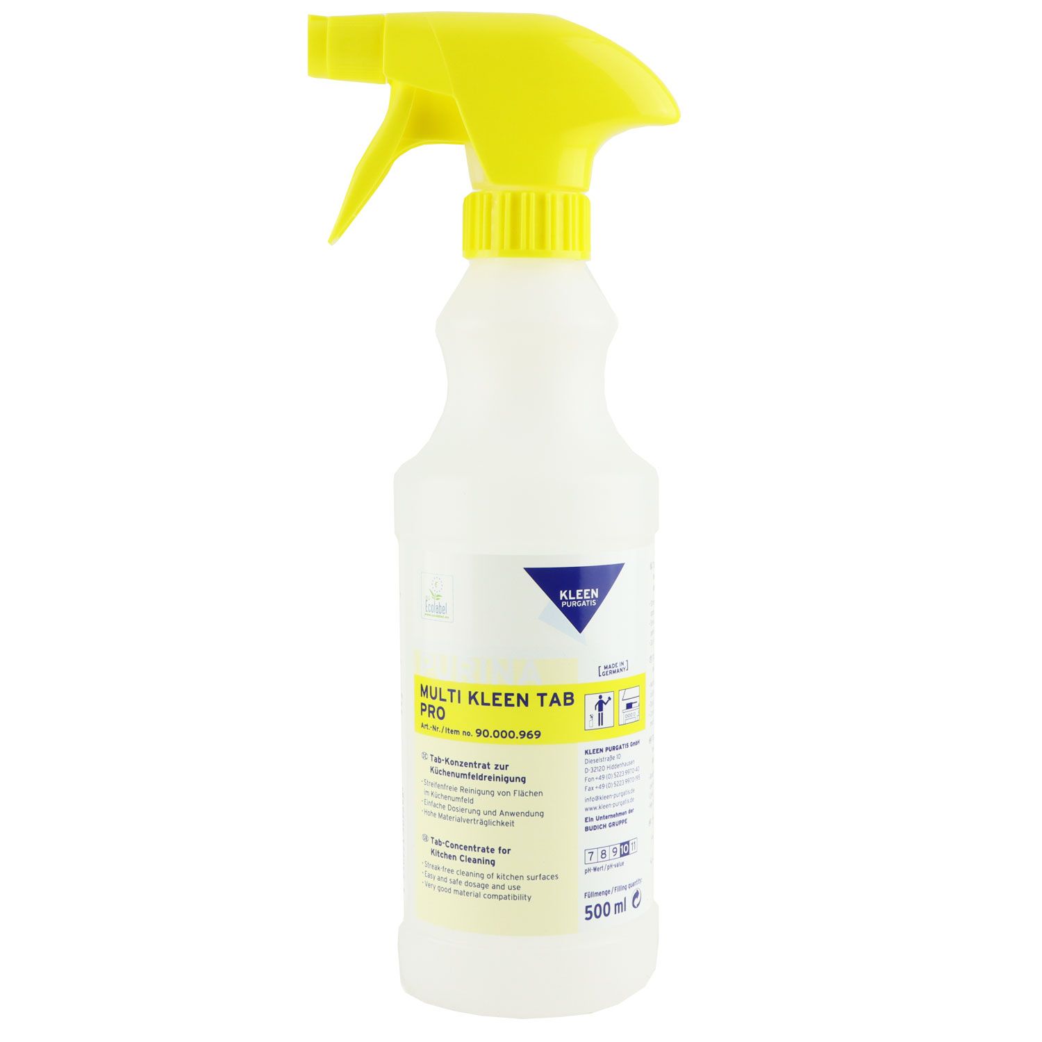 Kleen Purgatis Purina Multi Kleen Leerflasche 500 ml