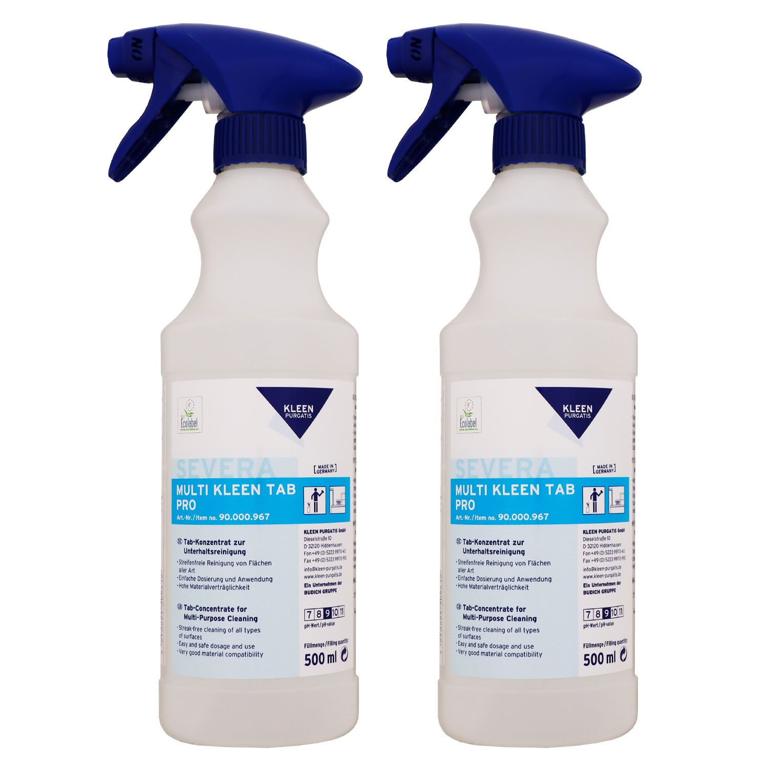 Kleen Purgatis Severa Multi Kleen Leerflasche 2 x 500 ml