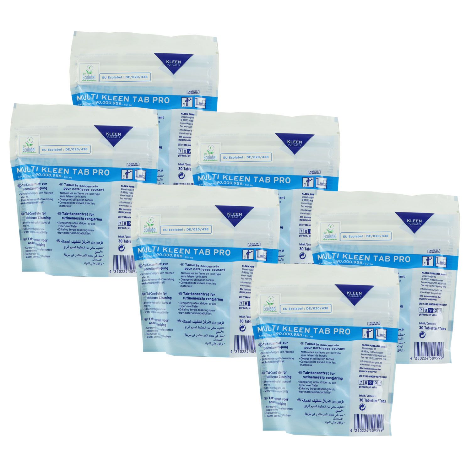 Kleen Purgatis Severa Multi Kleen Tab Pro 6 x 30 Tabs pro Packung Tabkonzentrat
