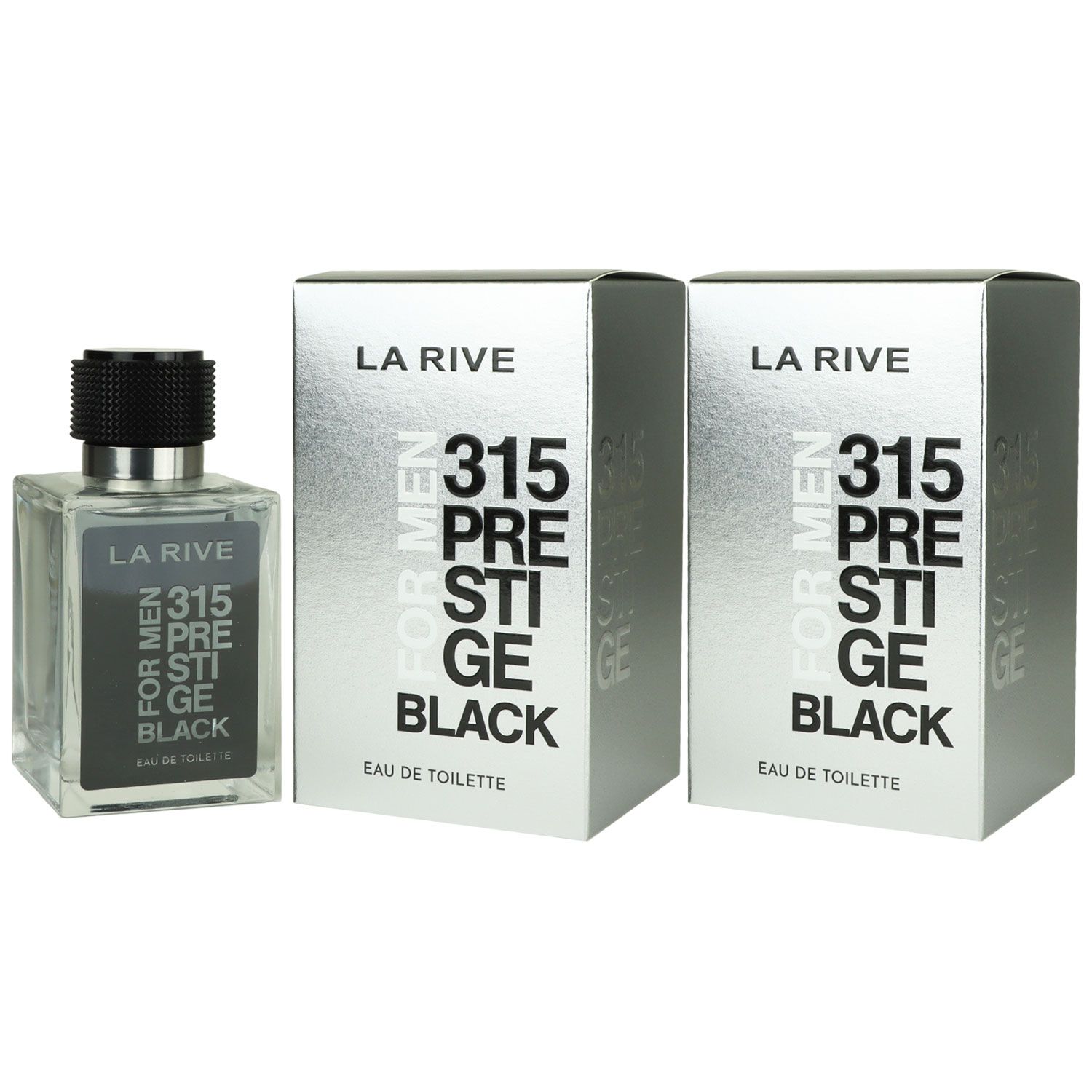 La Rive 315 Prestige Black for Men 2 x 100 ml EDT