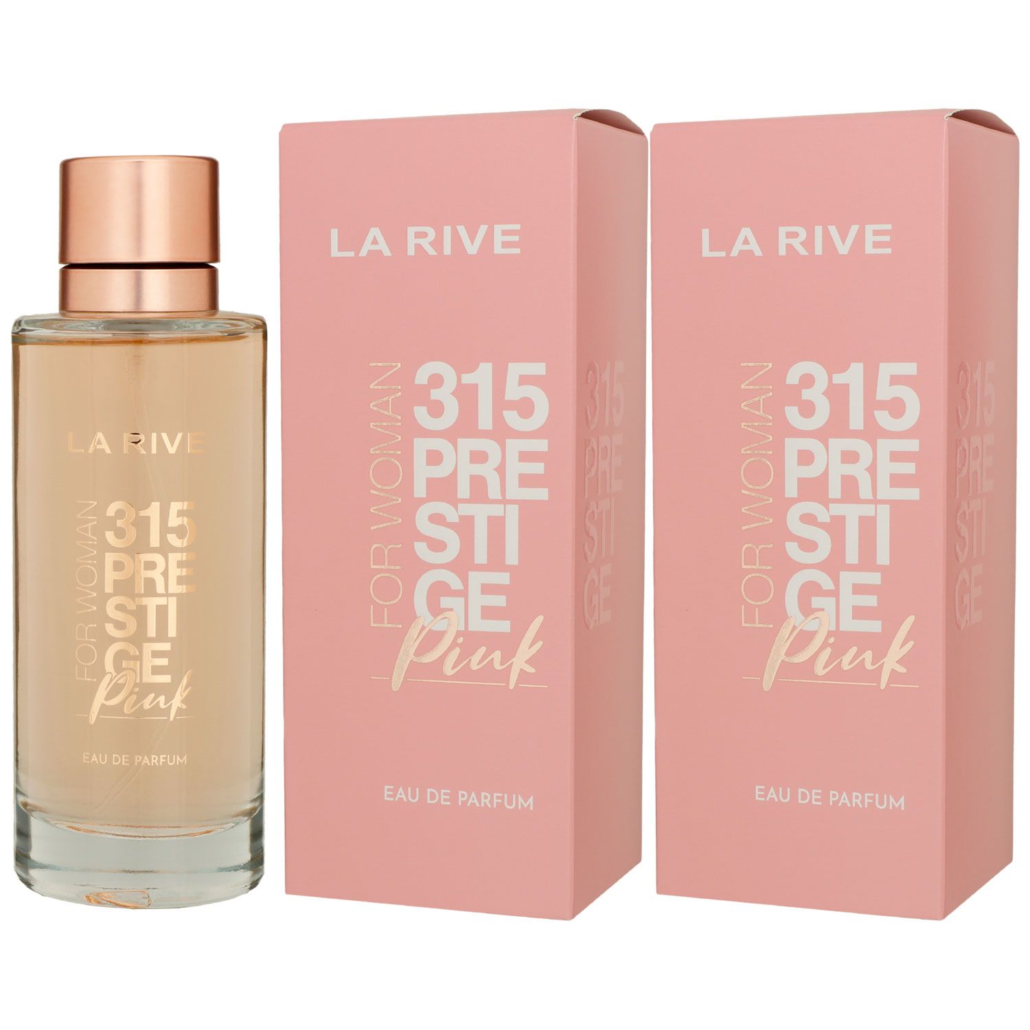 La Rive 315 Prestige Pink 2 x 100 ml Eau de Parfum EDP Set Damenparfum