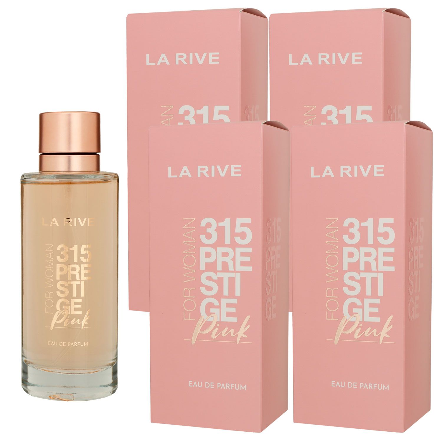 La Rive 315 Prestige Pink 4 x 100 ml Eau de Parfum EDP Set Damenparfum