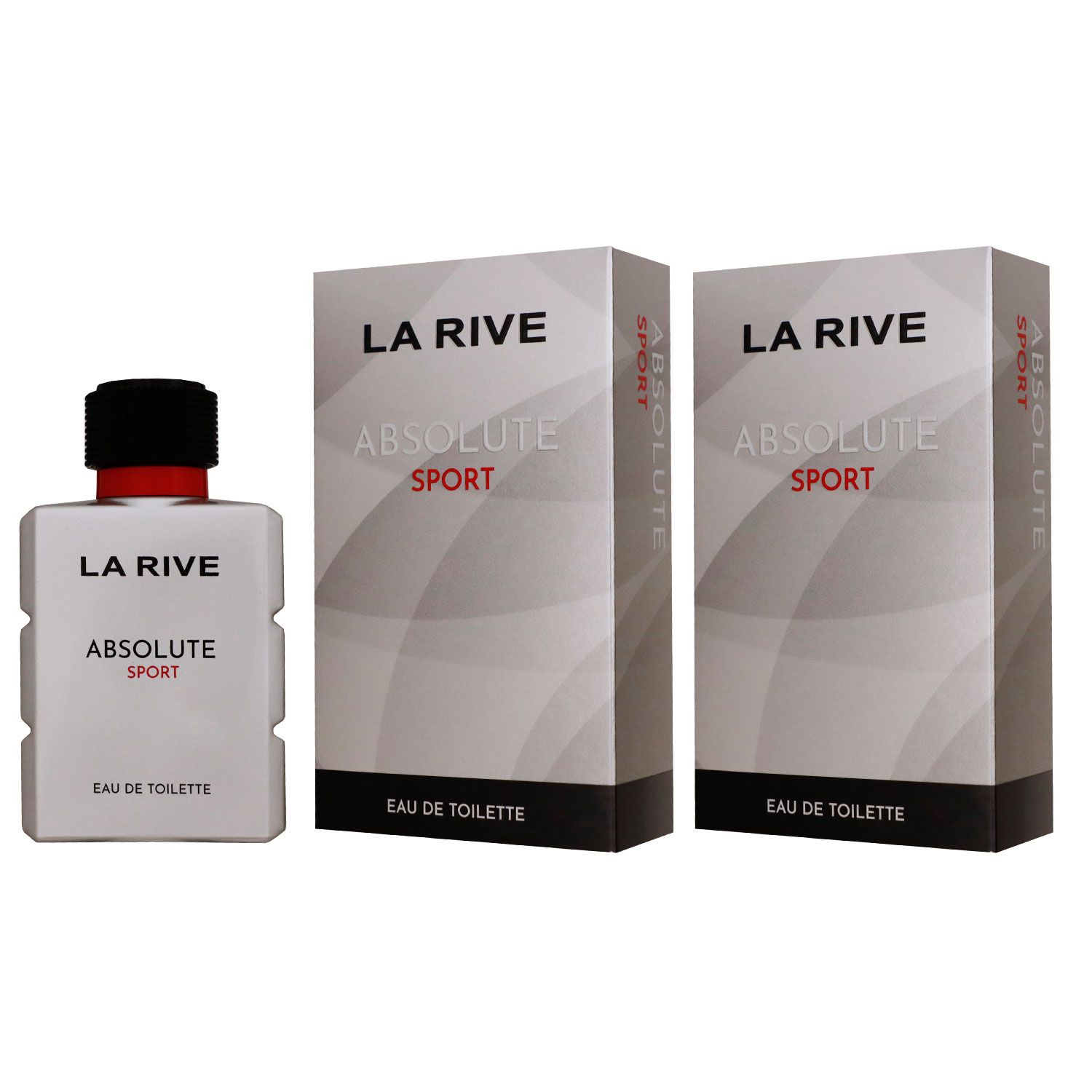La Rive Absolute Sport 2 x 100 ml Eau de Toilette EDT Set Herrenparfum