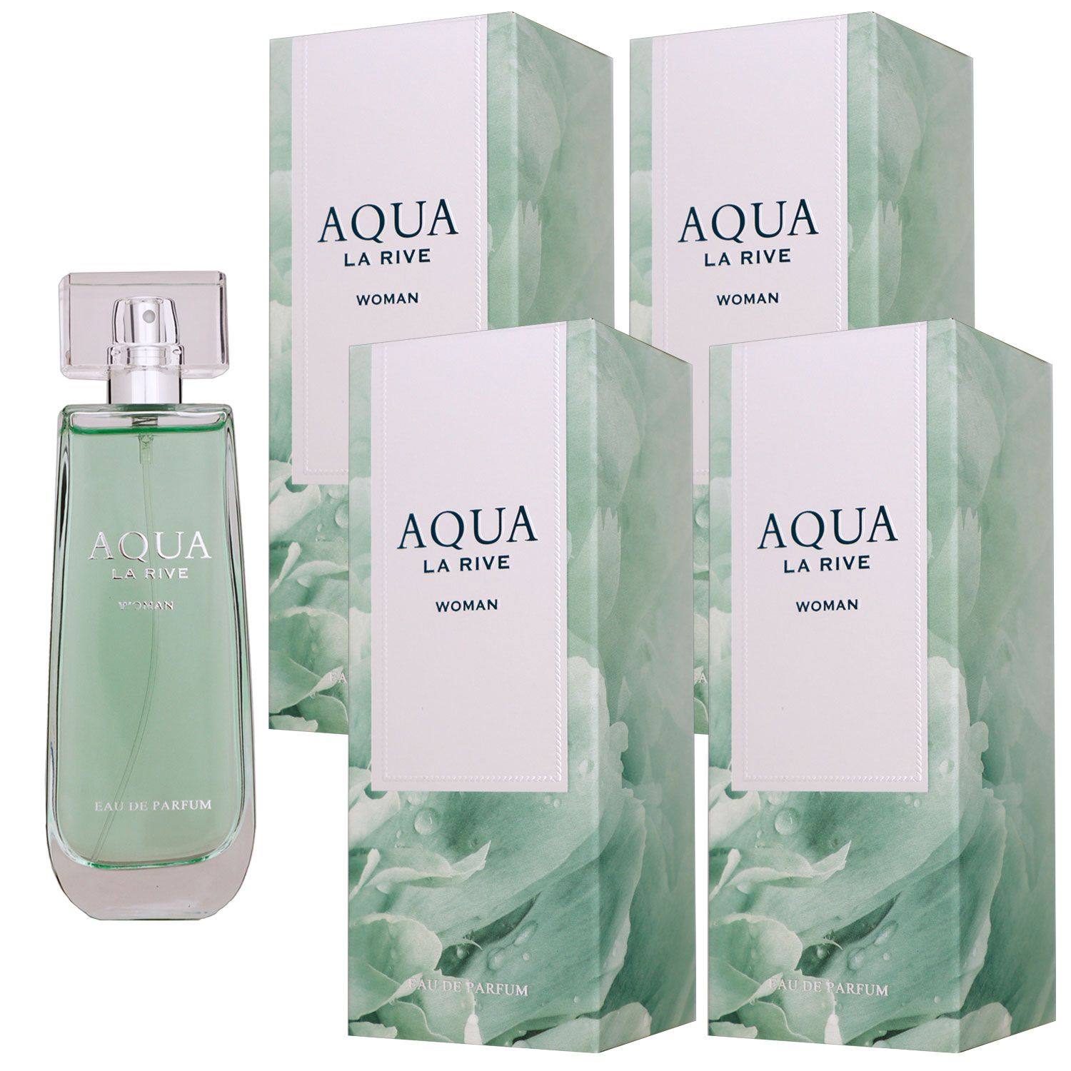 La Rive Aqua Woman 4 x 90 ml Eau de Parfum EDP Set Damenparfum Damen Parfum