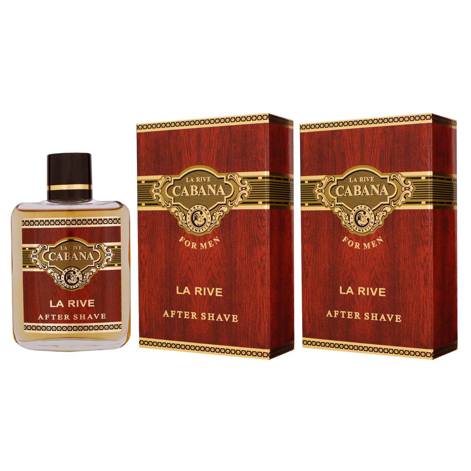 La Rive Cabana 2 x 100 ml Aftershave After Shave Set Herren