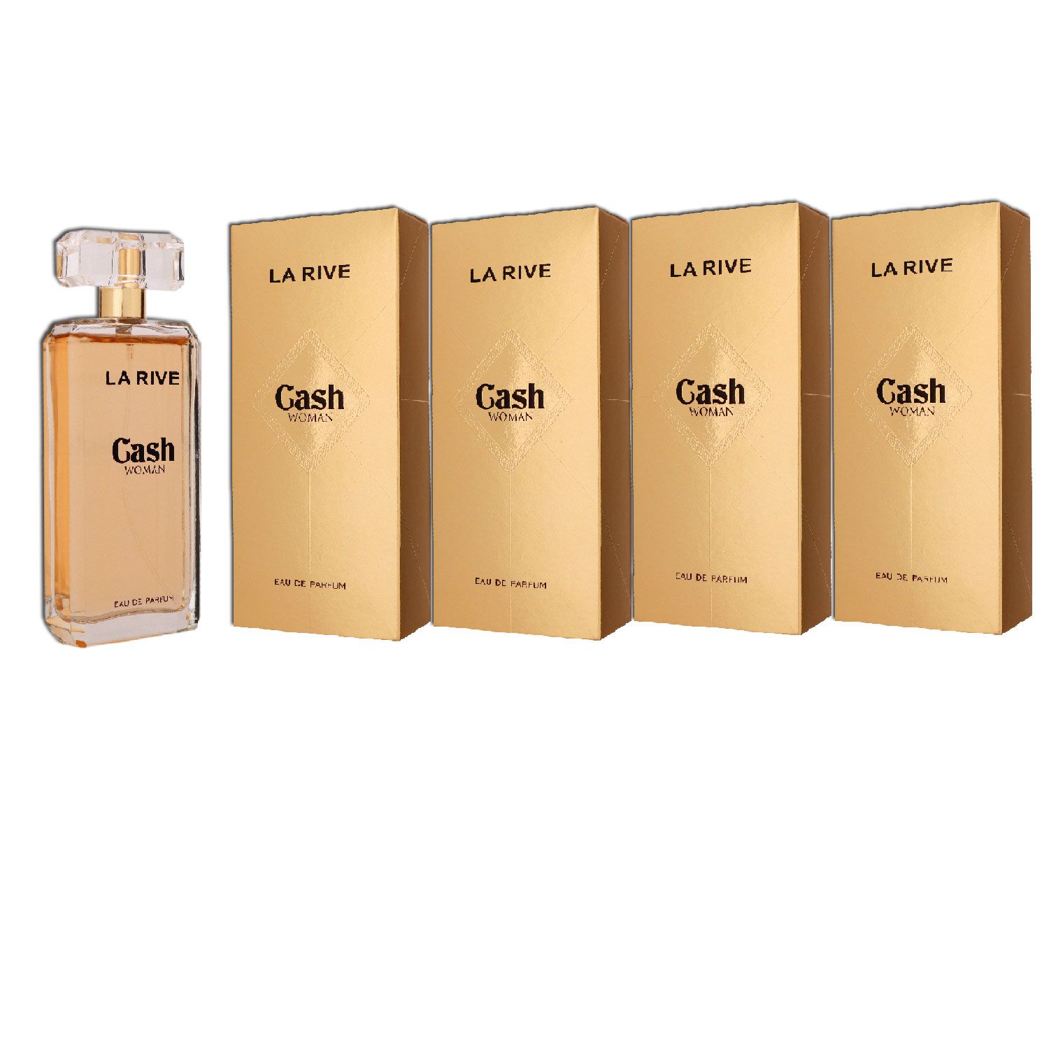 La Rive Cash Woman 4 x 90 ml Eau de Parfum EDP Set Damenparfum