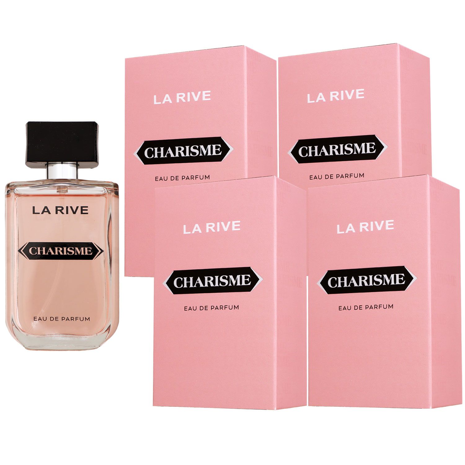 La Rive Charisme 4 x 90 ml Eau de Parfum EDP Set Damenparfum