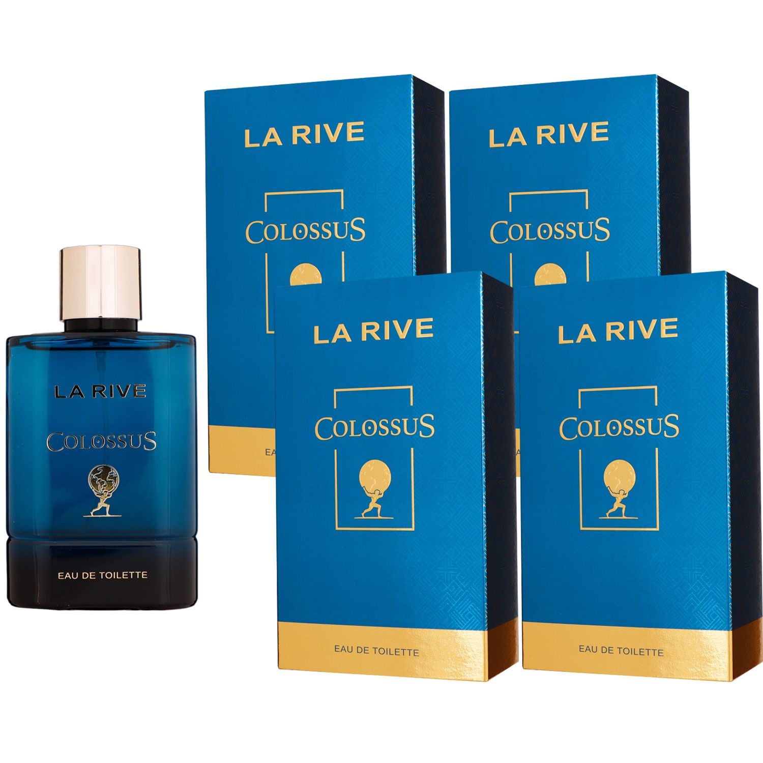 La Rive Colossus 4 x 90 ml Eau de Toilette EDT Herrenduft