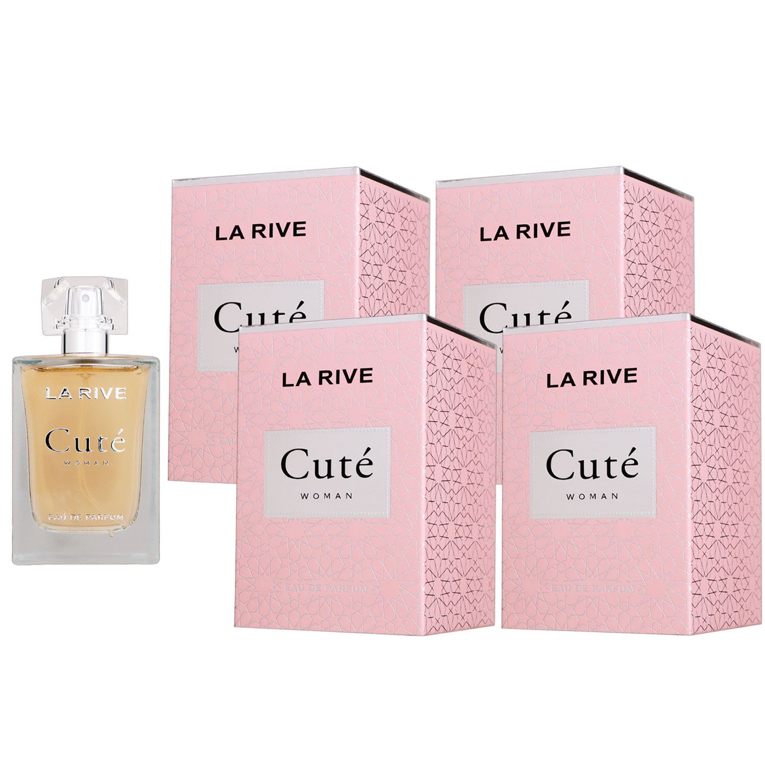 La Rive Cute 4 x 100 ml Eau de Parfum EDP Set Damenparfum