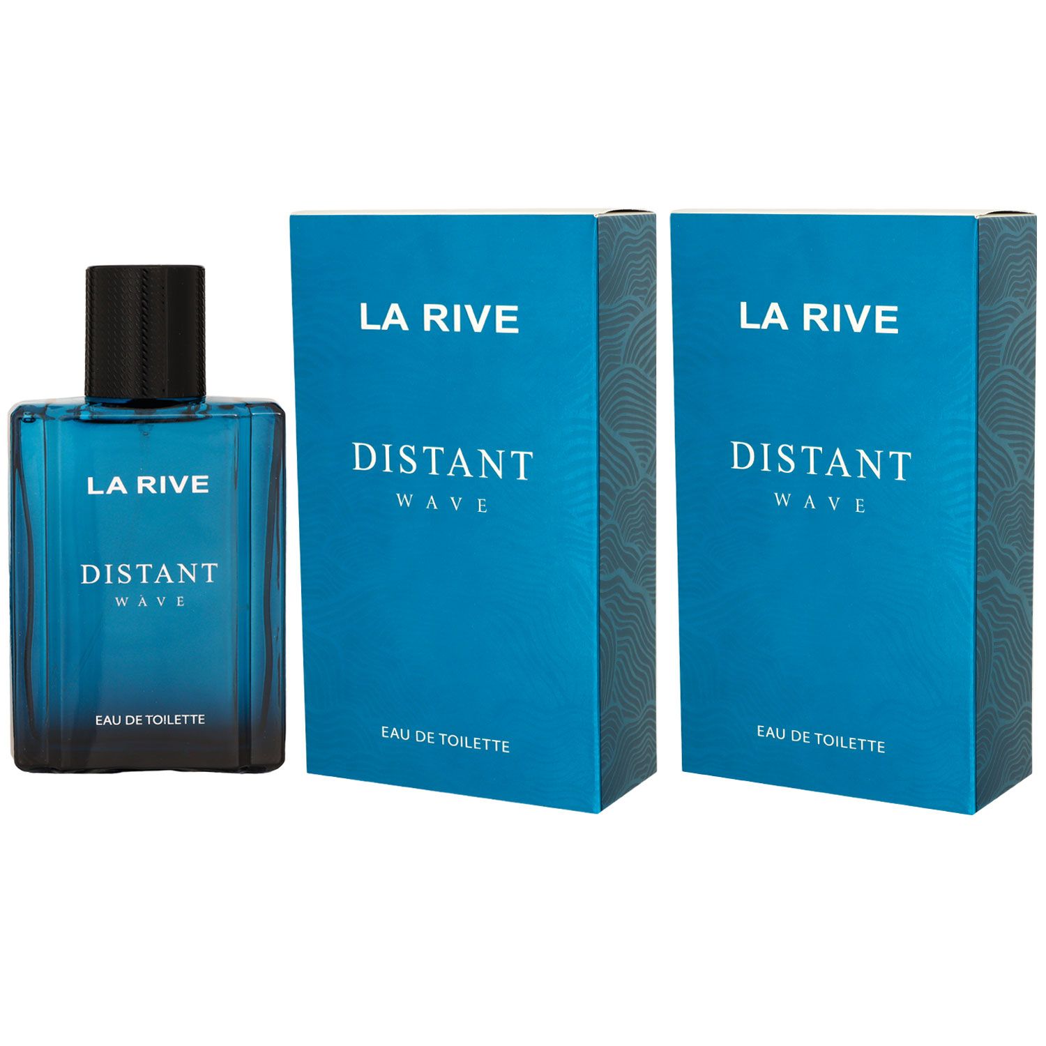 La Rive Distant Wave 2 x 100 ml Eau de Toilette EDT Set Herrenduft Herren Duft