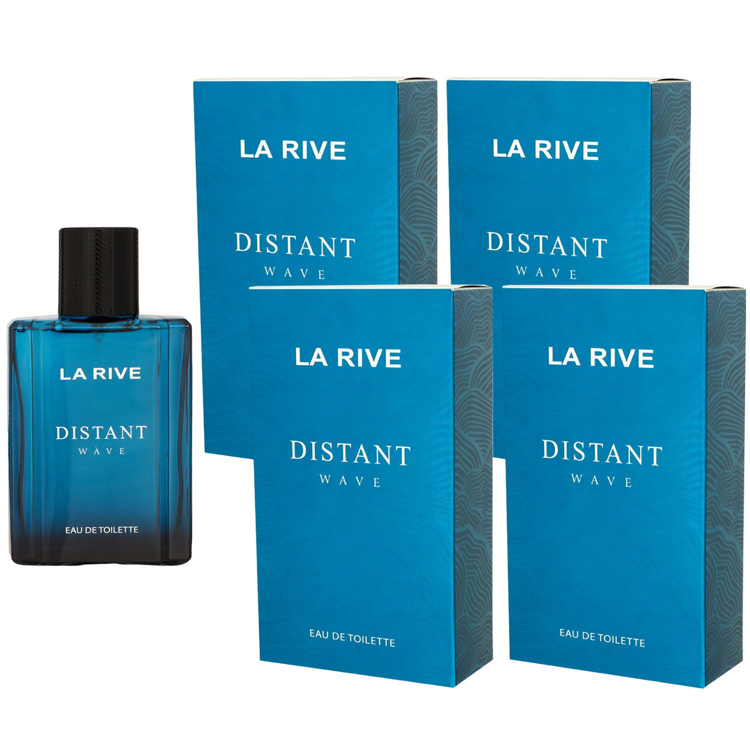 La Rive Distant Wave 4 x 100 ml Eau de Toilette EDT Set Herrenduft Herren Duft
