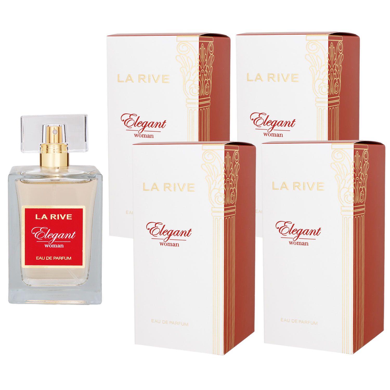 La Rive Elegant Woman 4 x 100 ml Eau de Parfum EDP Set Damenparfum