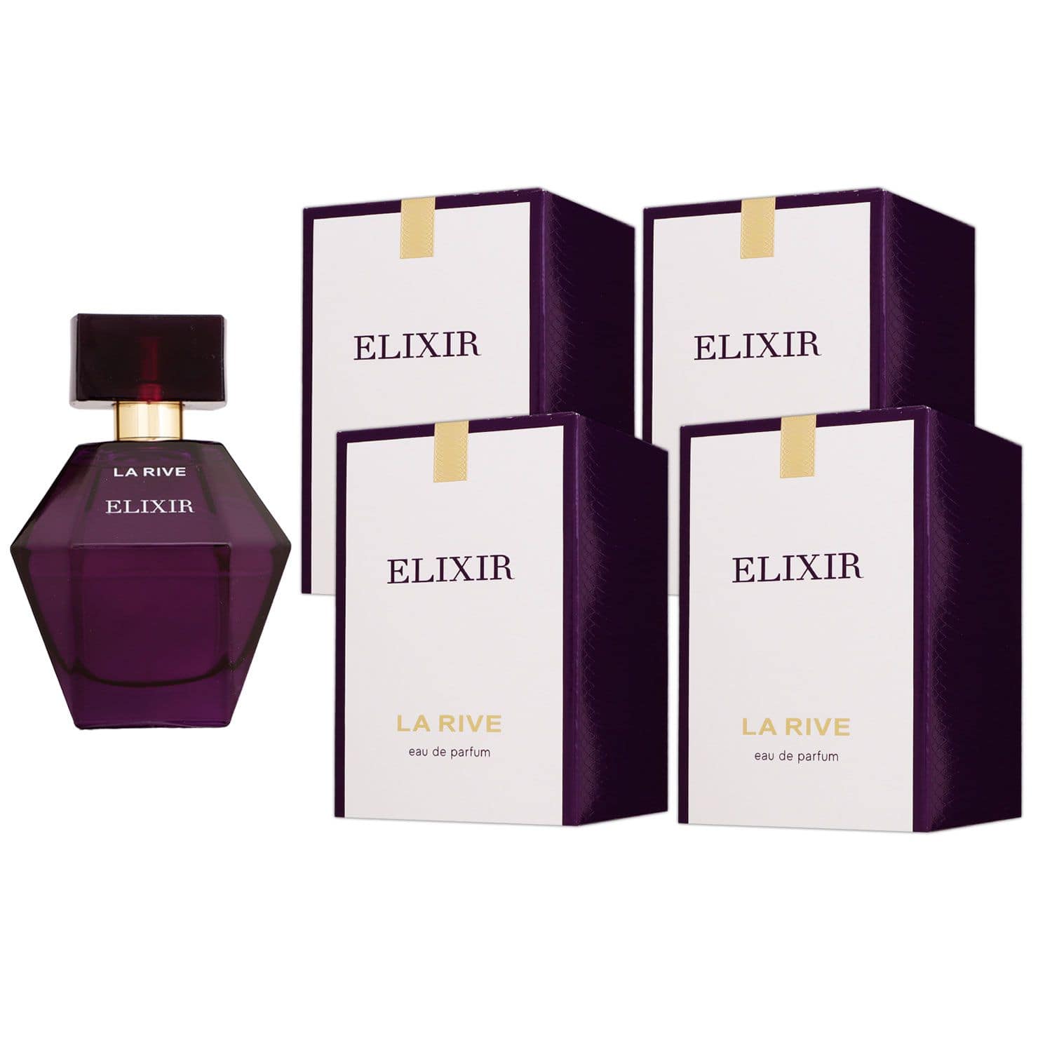 La Rive Elixir 4 x 100 ml Eau de Parfum EDP Set Damenparfum