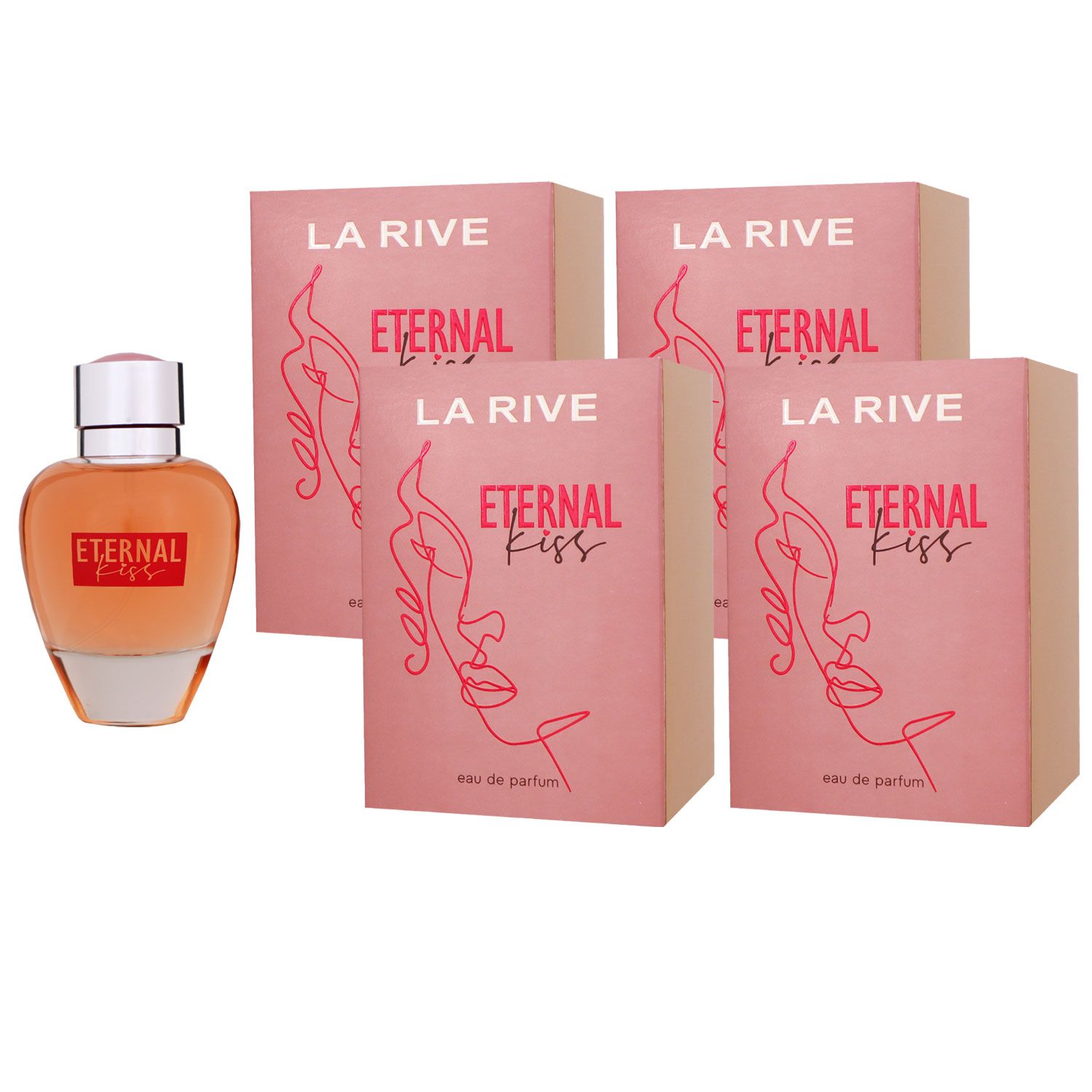 La Rive Eternal Kiss 4 x 90 ml Eau de Parfum EDP Set Damenparfum