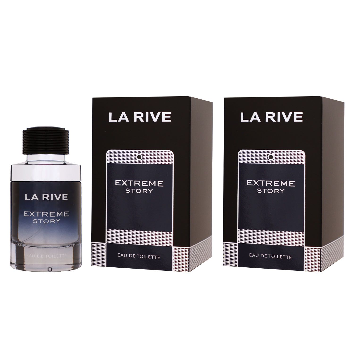 La Rive Extreme Story 2 x 75 ml Eau de Toilette EDT Set Herrenduft