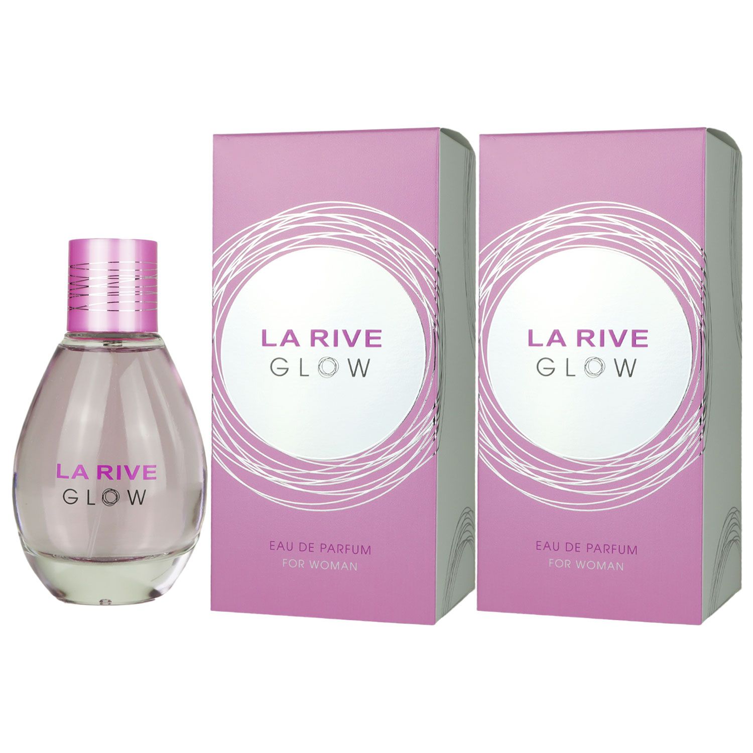 La Rive Glow 2 x 90 ml Eau de Parfum EDP Set Damenparfum