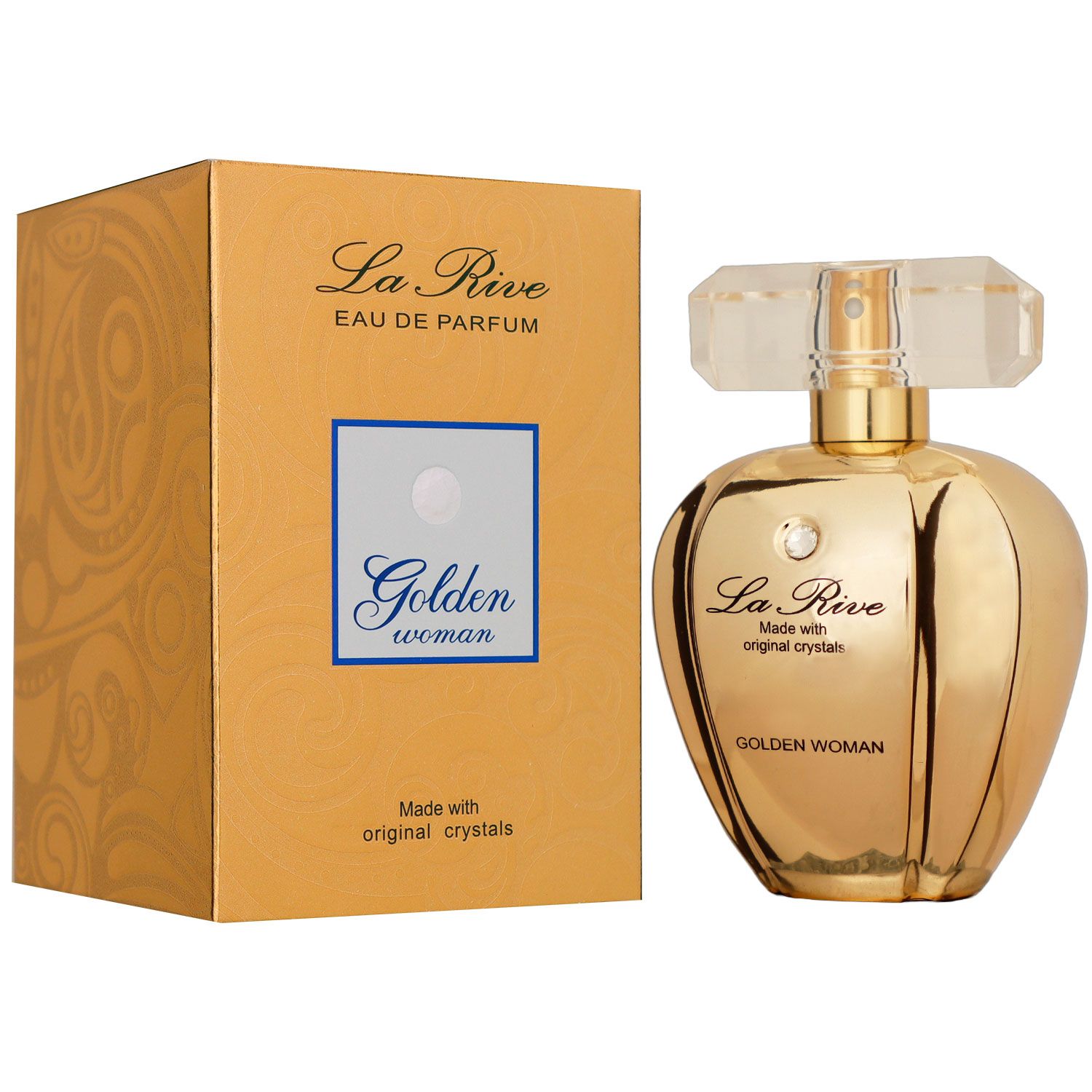 La Rive Golden Woman 75 ml Eau de Parfum EDP mit Swarovski Kristall