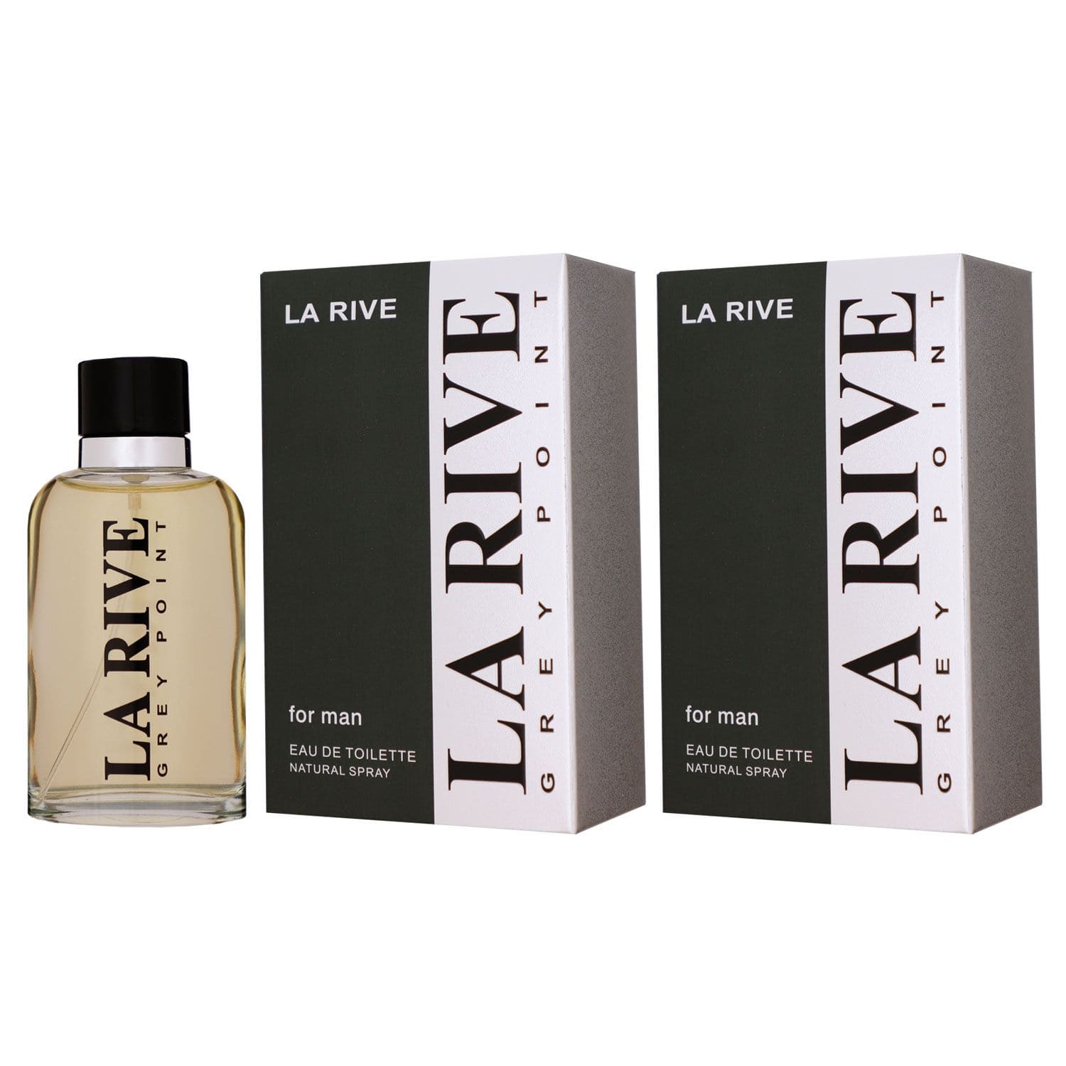 La Rive Grey Point 2 x 90 ml Eau de Toilette EDT Set Herrenduft