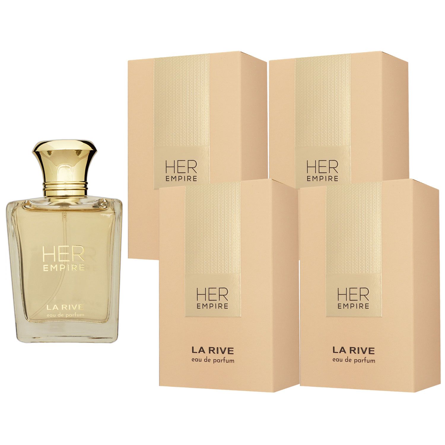 La Rive Her Empire 4 x 90 ml Eau de Parfum EDP Set Damenparfum