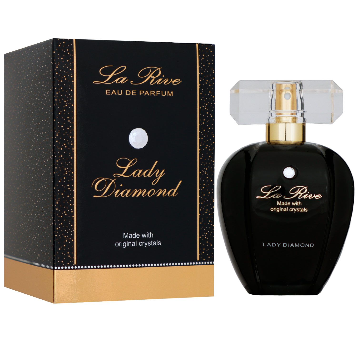 La Rive Lady Diamond 75 ml Eau de Parfum EDP mit Swarovski Kristall