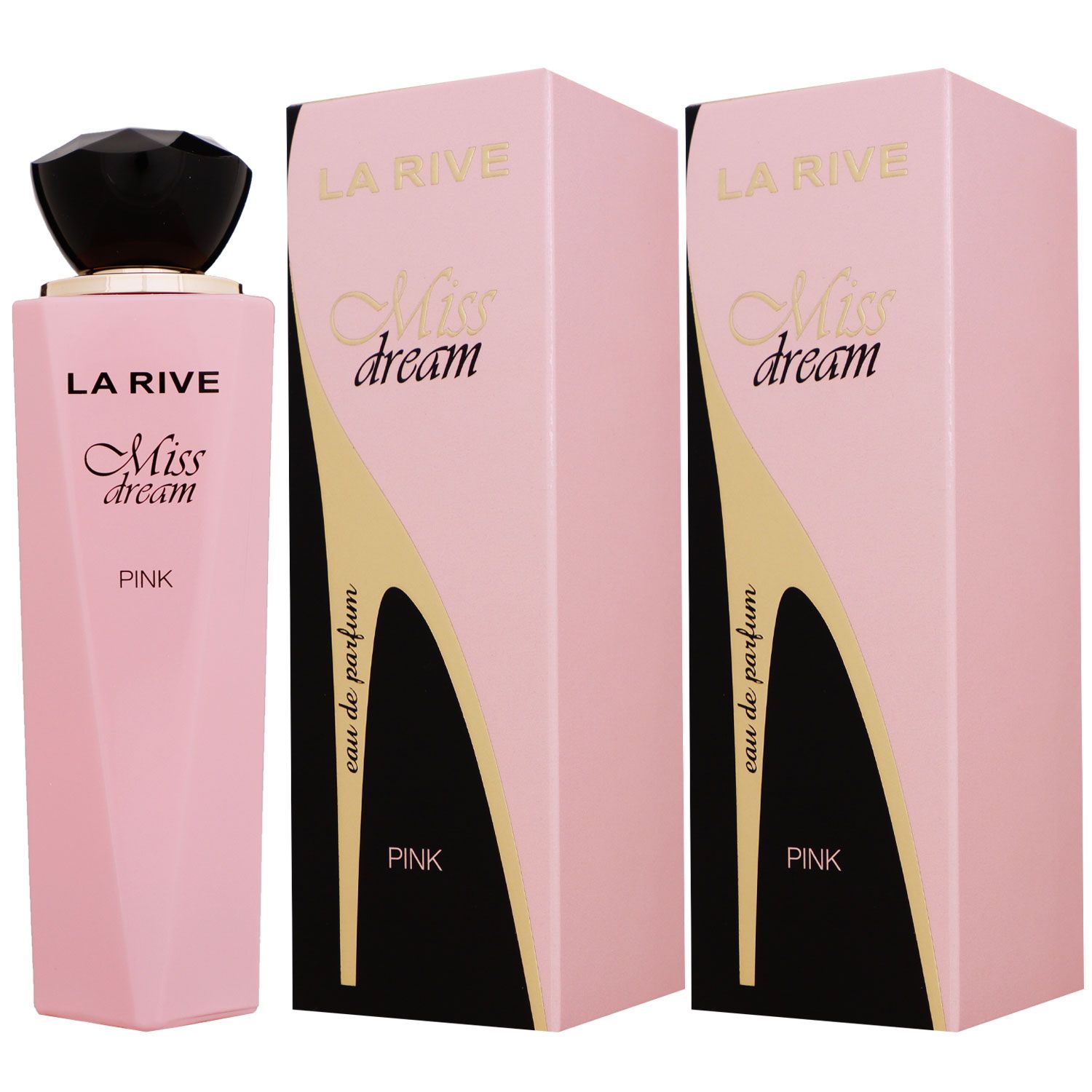 La Rive Miss Dream Pink 2 x 100 ml Eau de Parfum EDP Set Damenparfum