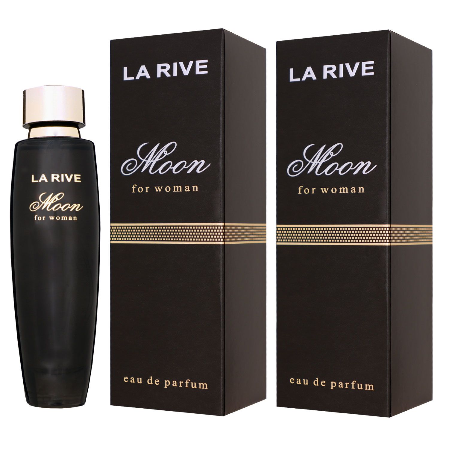 La Rive Moon 2 x 75 ml Eau de Parfum EDP Set Damenparfum Damenduft