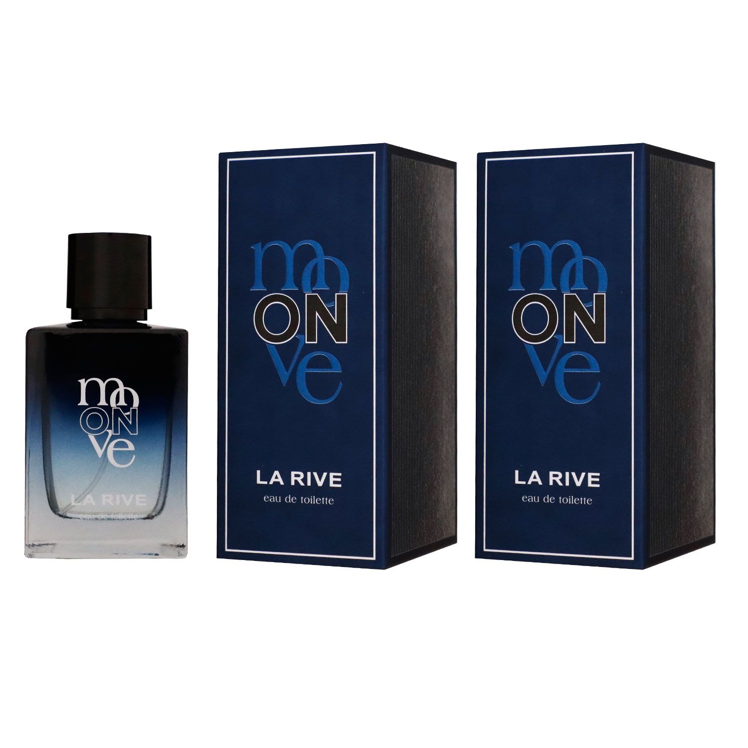 La Rive Move On for Men 2 x 100 ml Eau de Toilette EDT Set Herrenduft