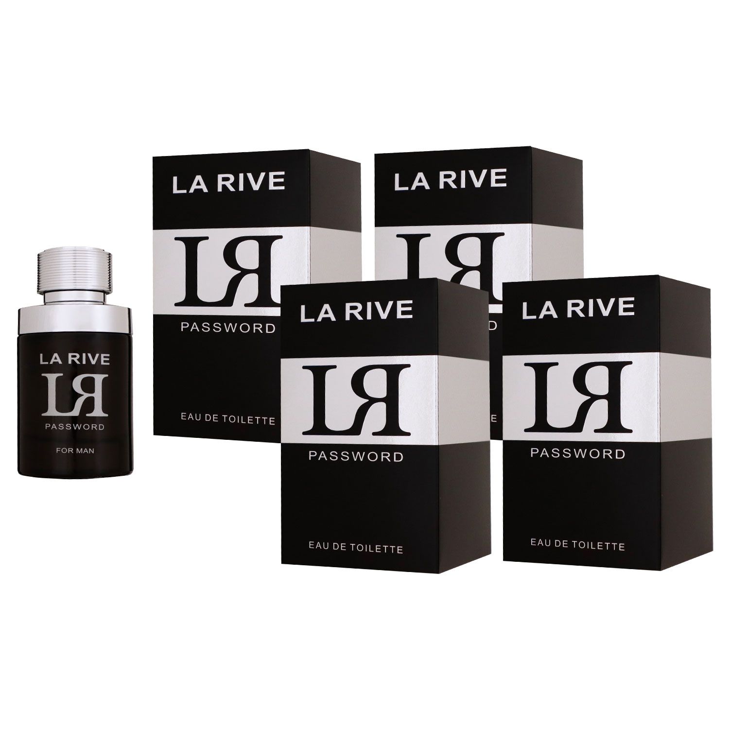 La Rive Password 4 x 75 ml Eau de Toilette EDT Set