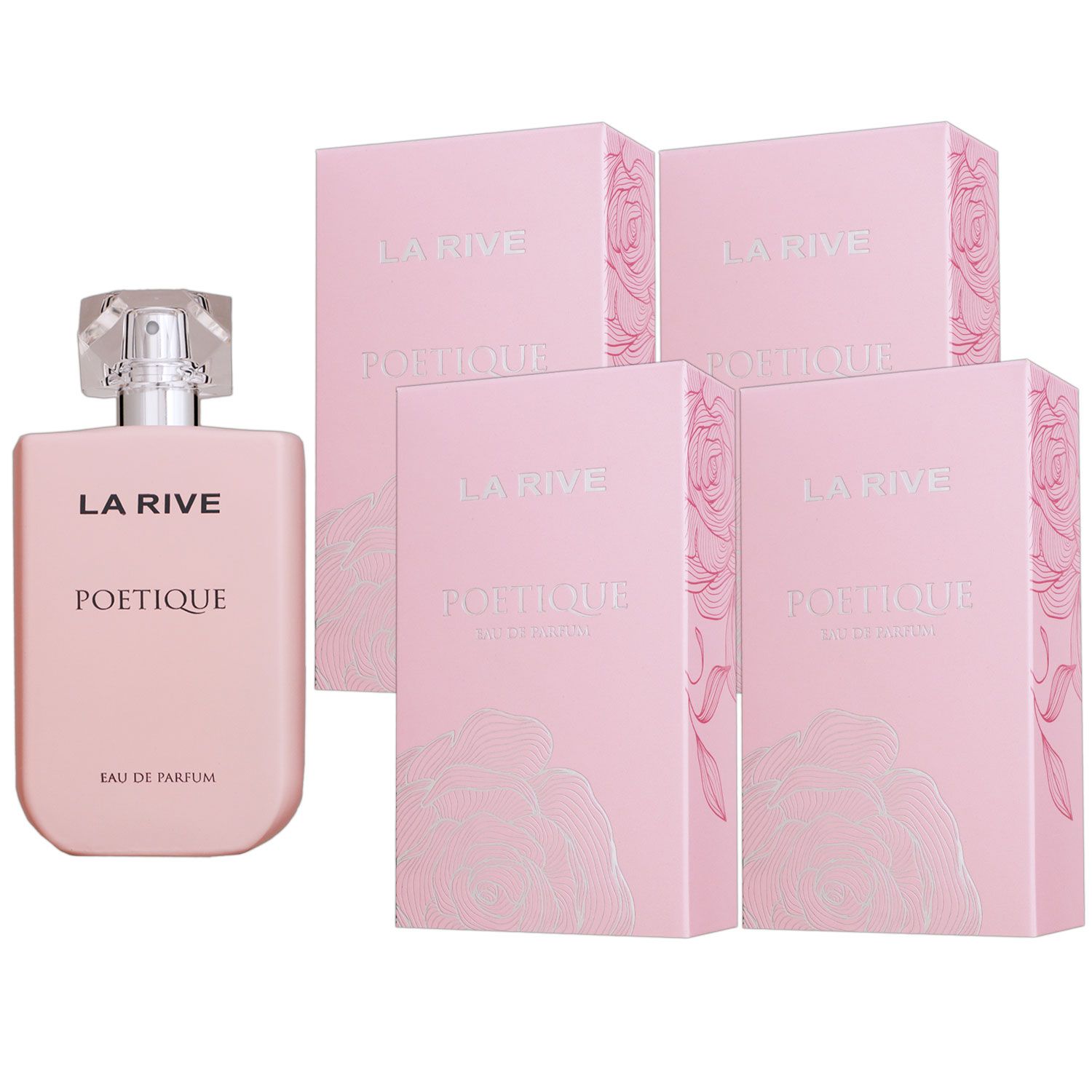 La Rive Poetique 4 x 90 ml Eau de Parfum EDP Set Damenparfum