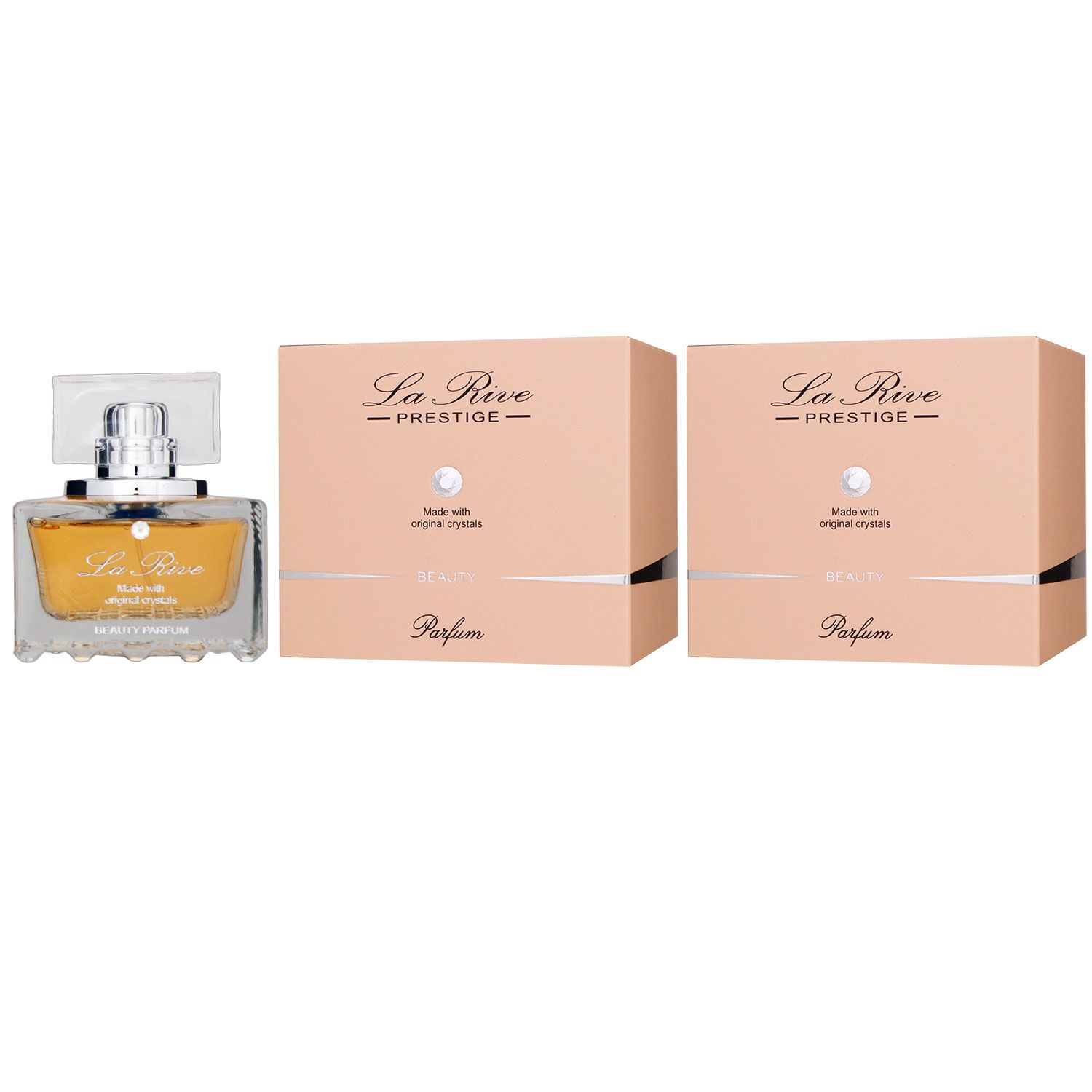 La Rive Prestige Beauty 2 x 75 ml Eau de Parfum EDP Damenparfum Set