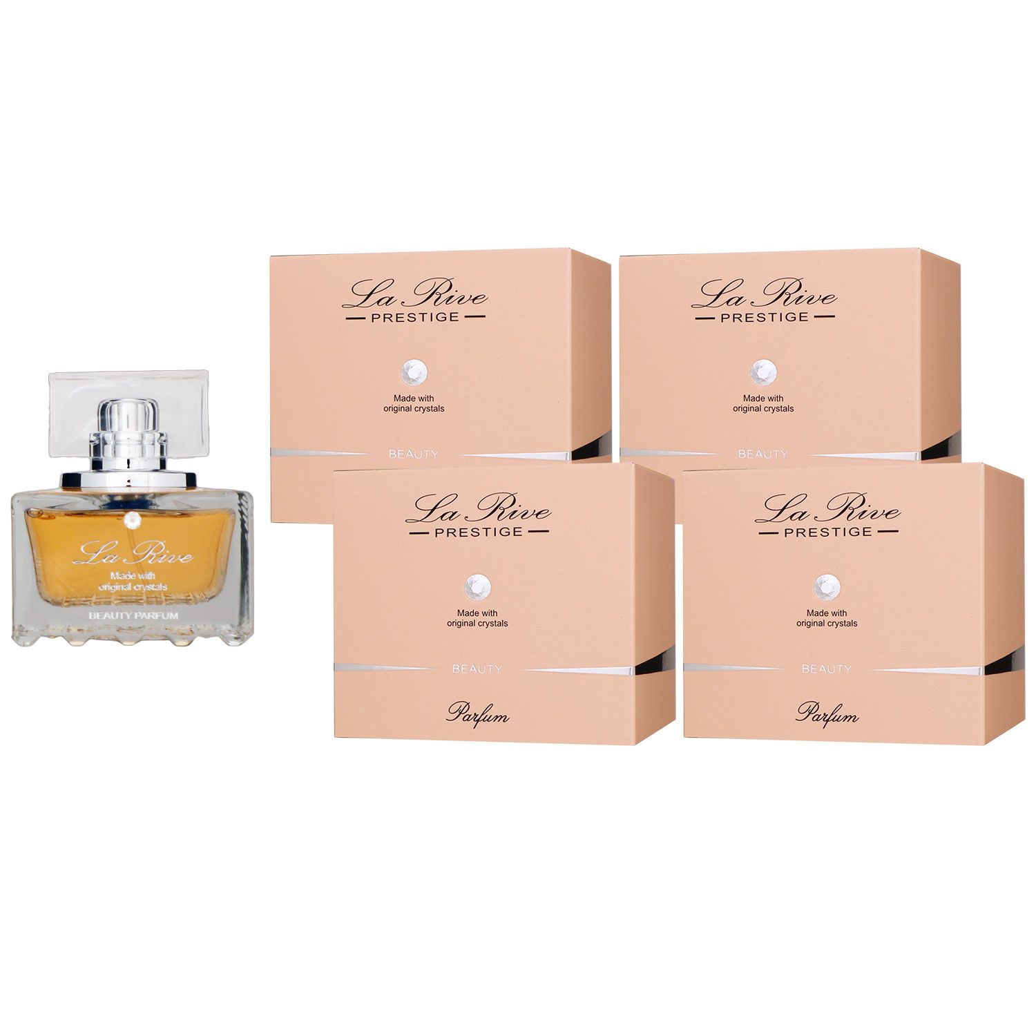 La Rive Prestige Beauty 4 x 75 ml Eau de Parfum EDP Damenparfum Set