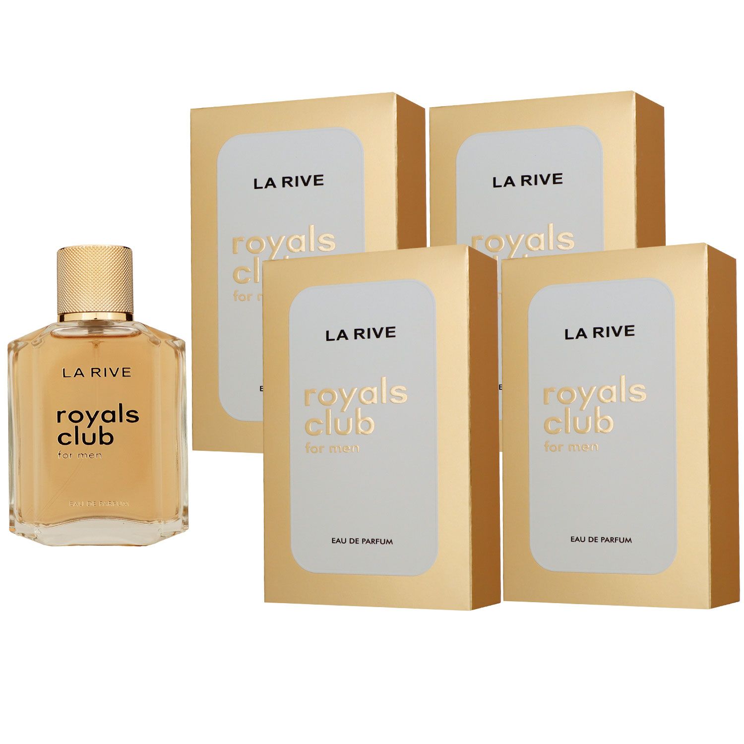 La Rive Royals Club Man 4 x 90 ml Eau de Parfum EDP Set Herrenparfum