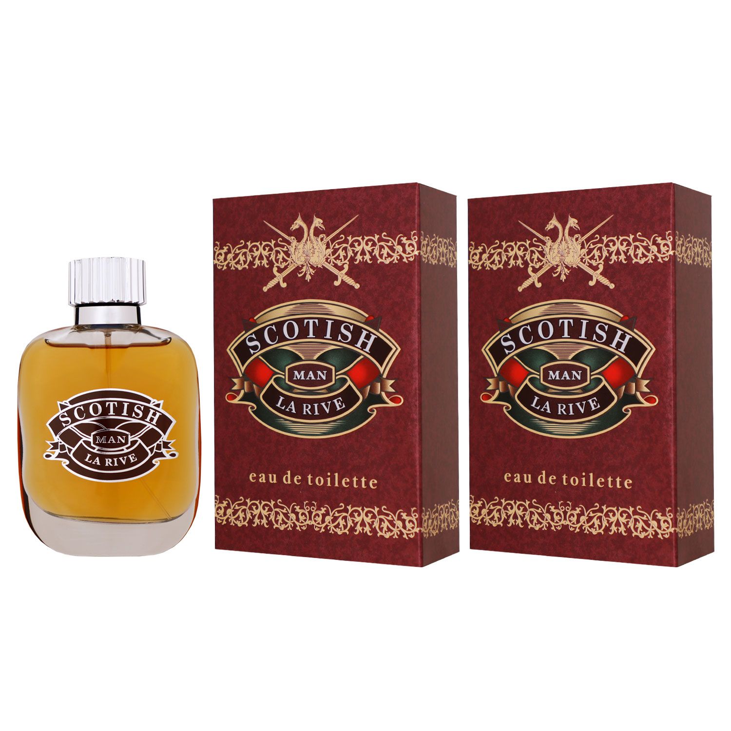 La Rive Scotish 2 x 90 ml Eau de Toilette EDT Set Herrenduft
