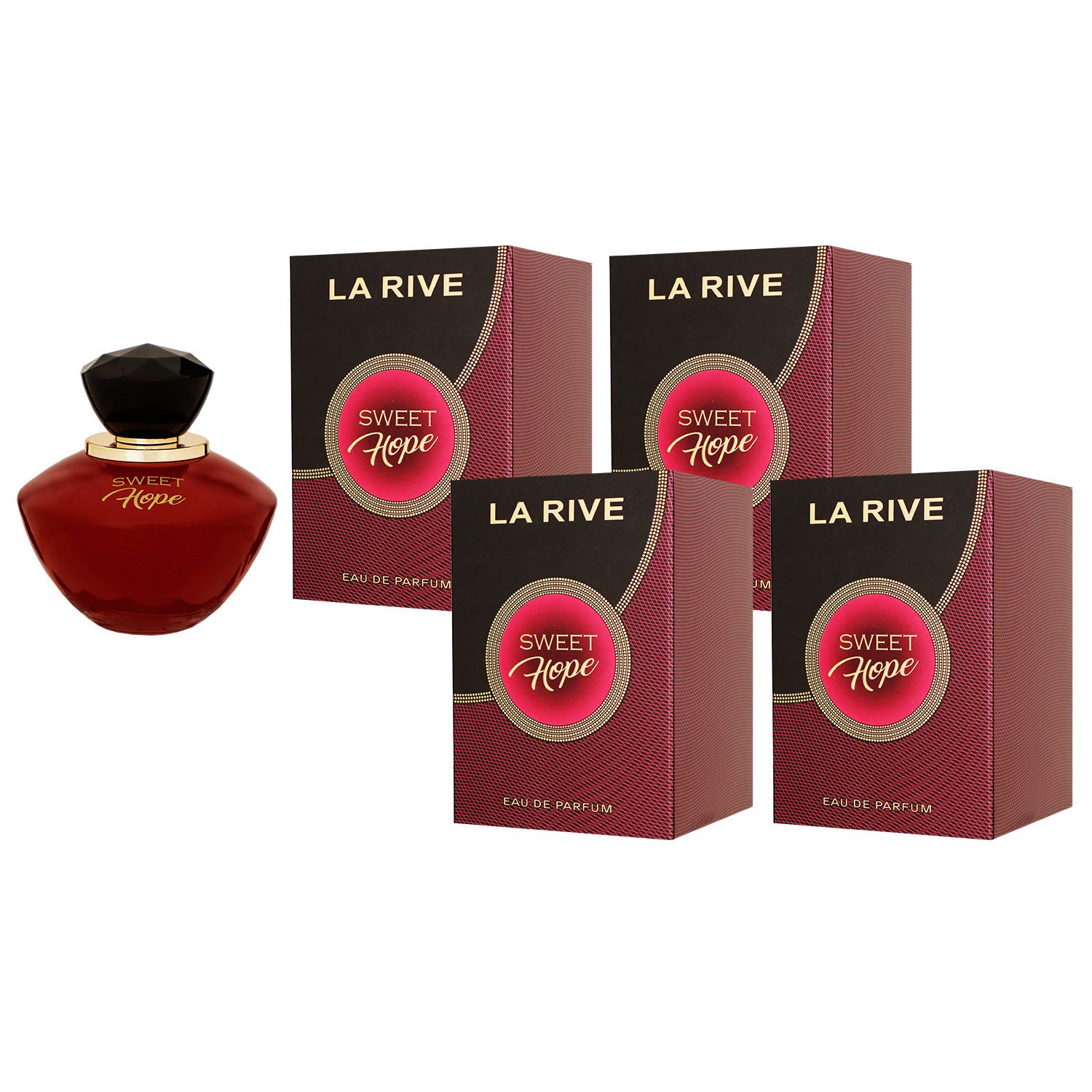La Rive Sweet Hope 4 x 90 ml Eau de Parfum EDP Set Damenparfum