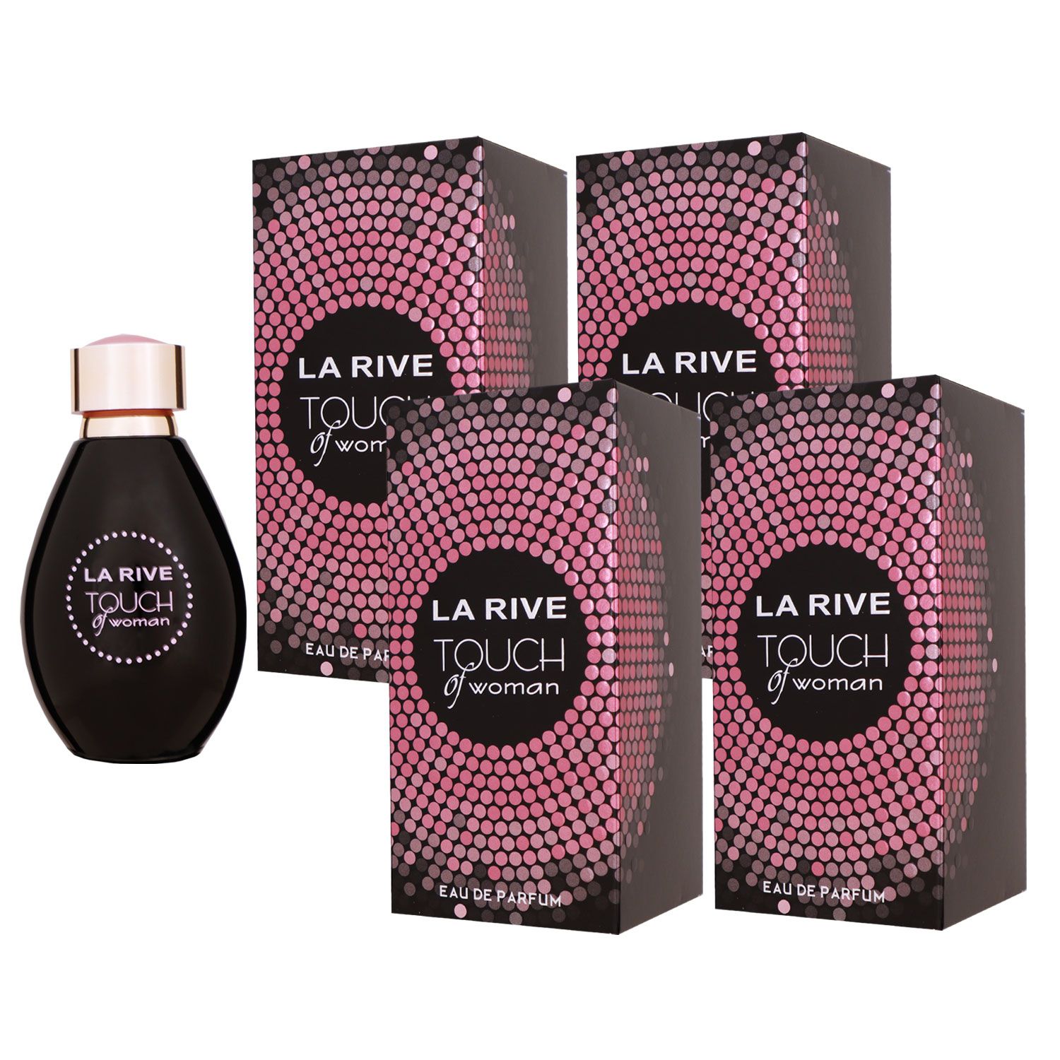 La Rive Touch of Woman 4 x 90 ml Eau de Parfum EDP Set Damenparfum