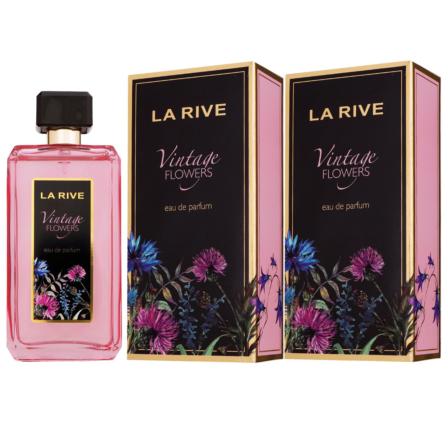 La Rive Vintage Flowers 2 x 90 ml Eau de Parfum EDP Set Damenparfum