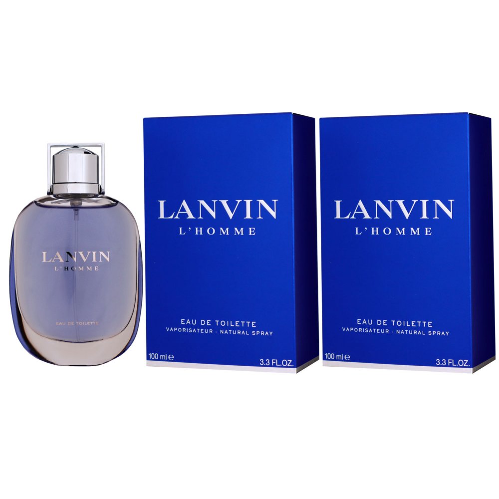 Lanvin L Homme 2 x 100 ml Eau de Toilette EDT Set OVP NEU bei Riemax