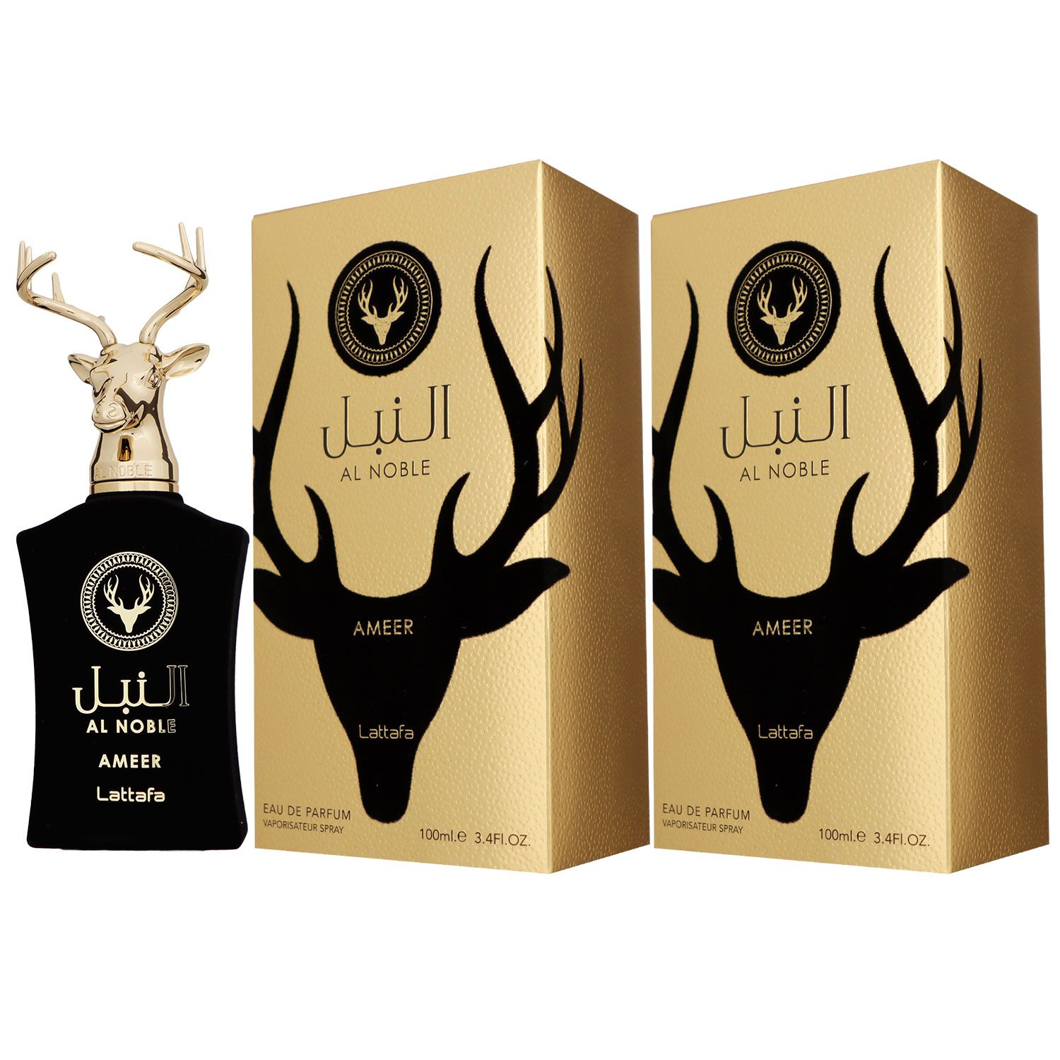 Lattafa Al Noble Ameer 2 x 100 ml Eau de Parfum EDP Unisexparfum Set
