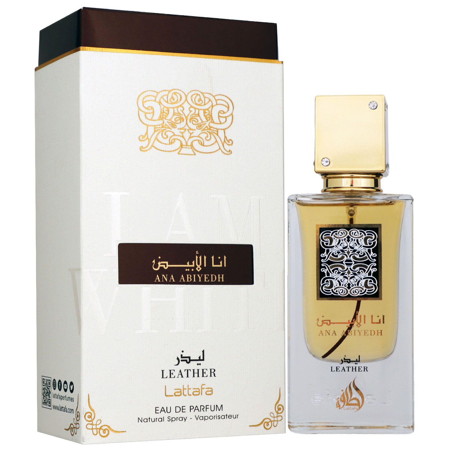 Lattafa Ana Abiyedh Leather 60 ml Eau de Parfum EDP Unisexparfum