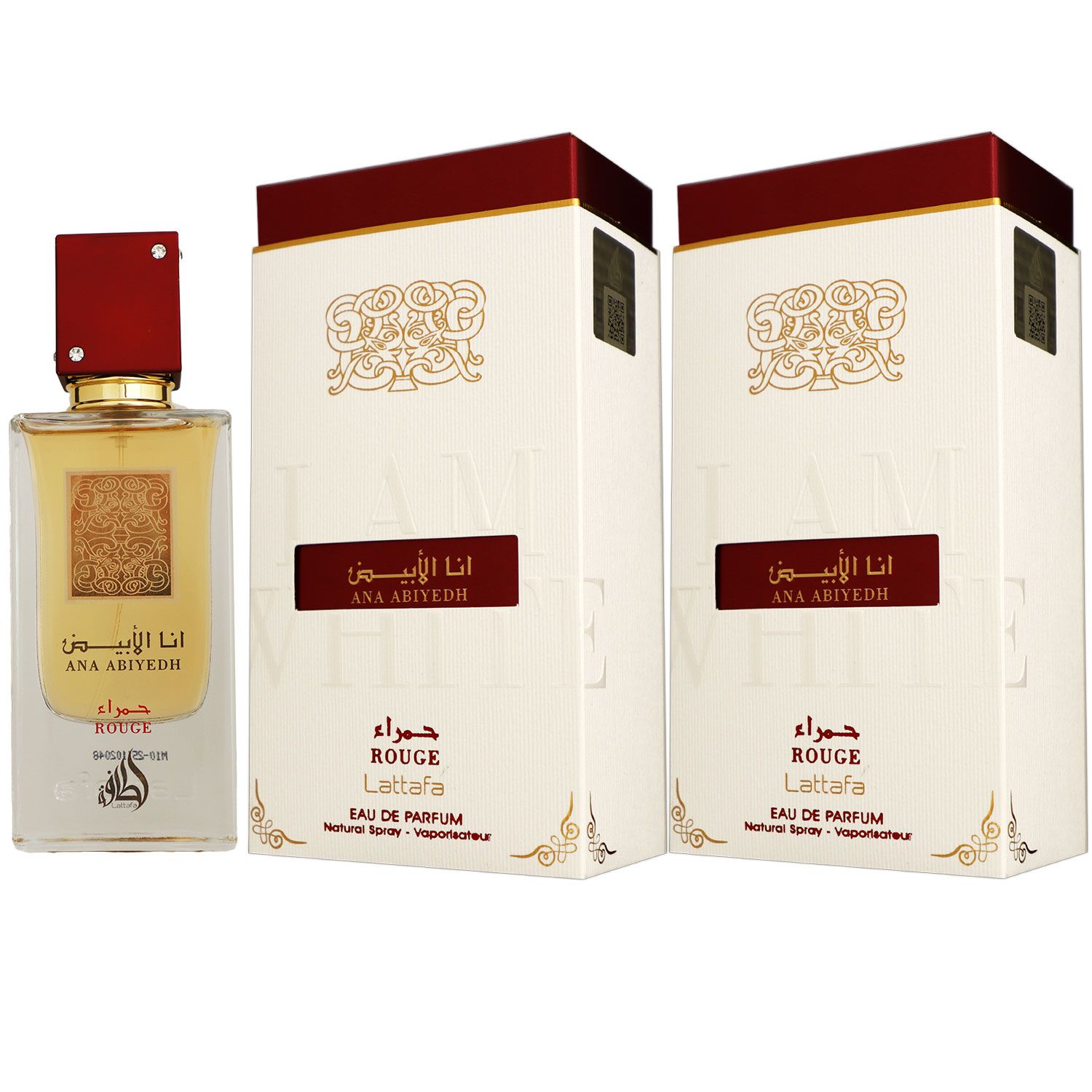Lattafa Ana Abiyedh Rouge 2 x 60 ml Eau de Parfum EDP Damenparfum Set