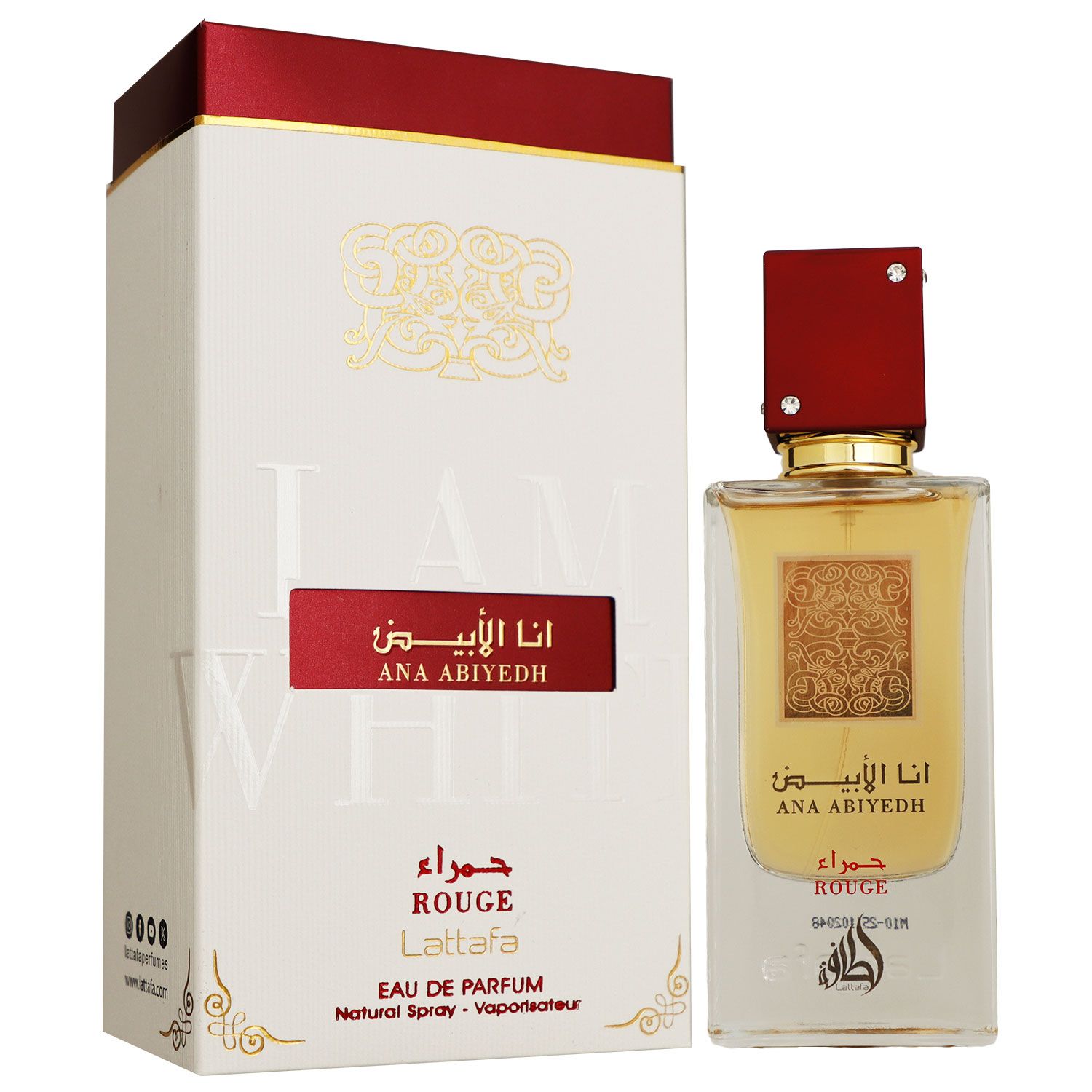 Lattafa Ana Abiyedh Rouge 60 ml Eau de Parfum EDP Damenparfum